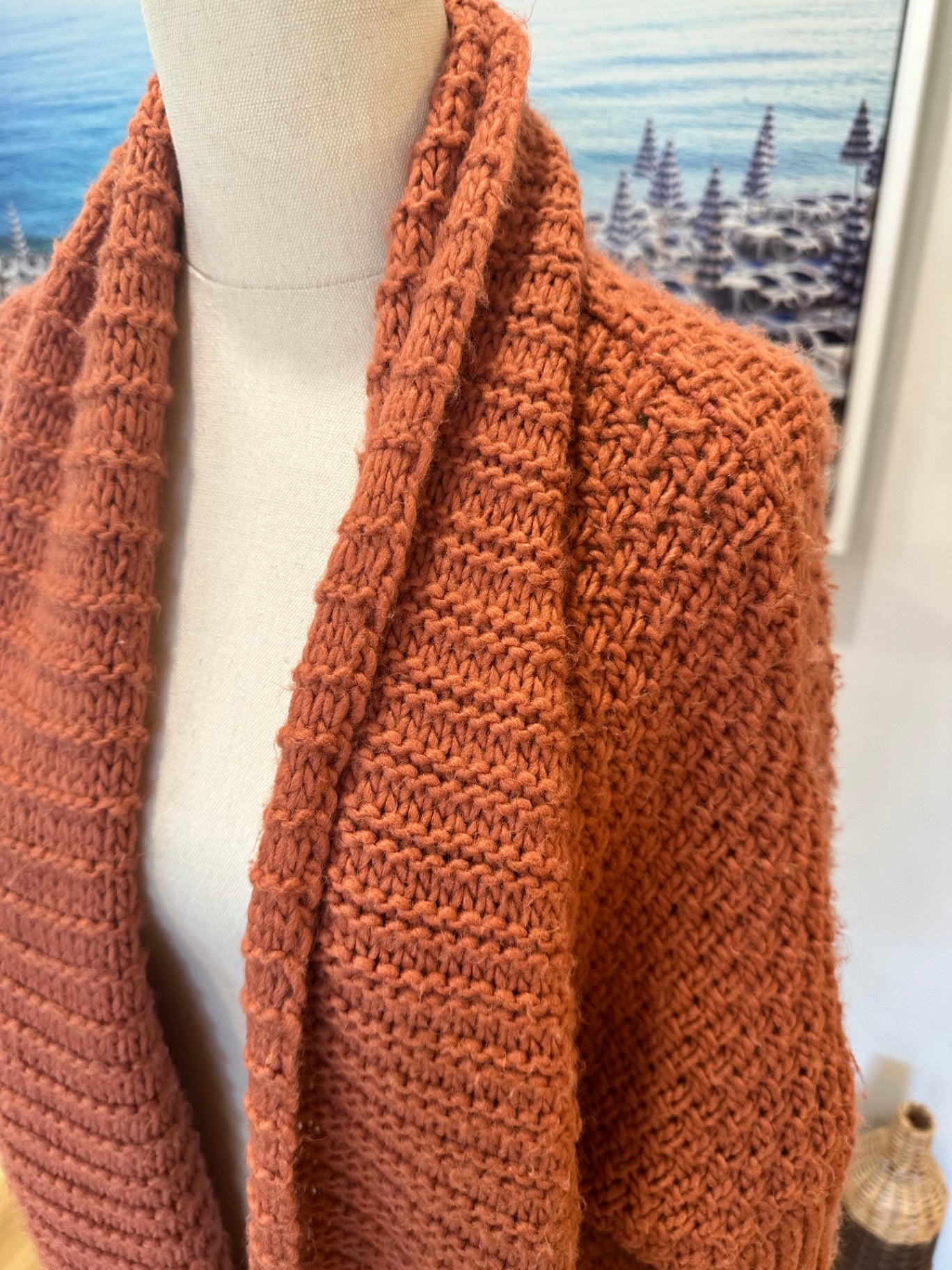 Forever 21 - Cardigan - Tangerine - Small / Medium - Some Pilling