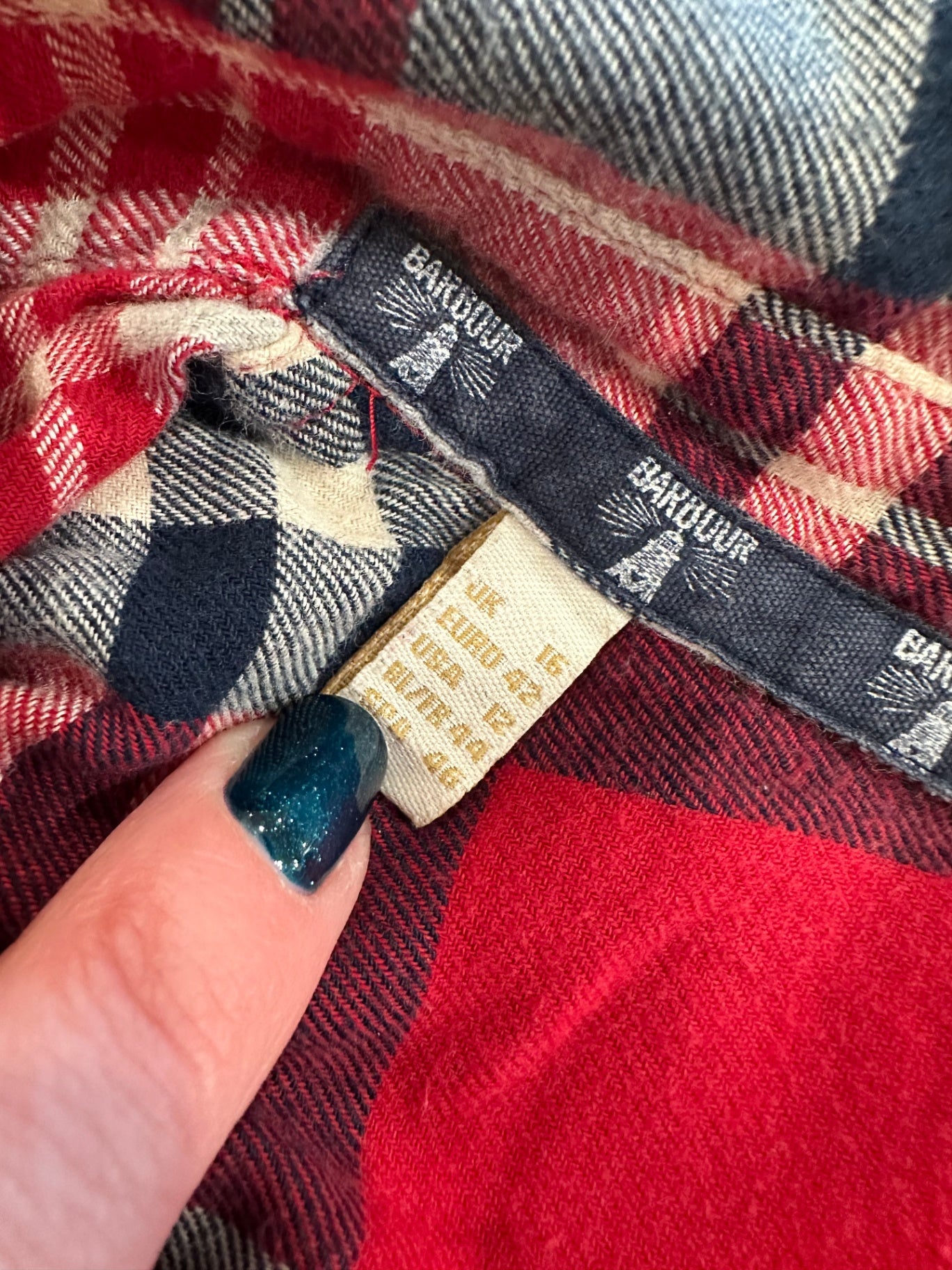 Barbour - Flannel Shirt - Size 16