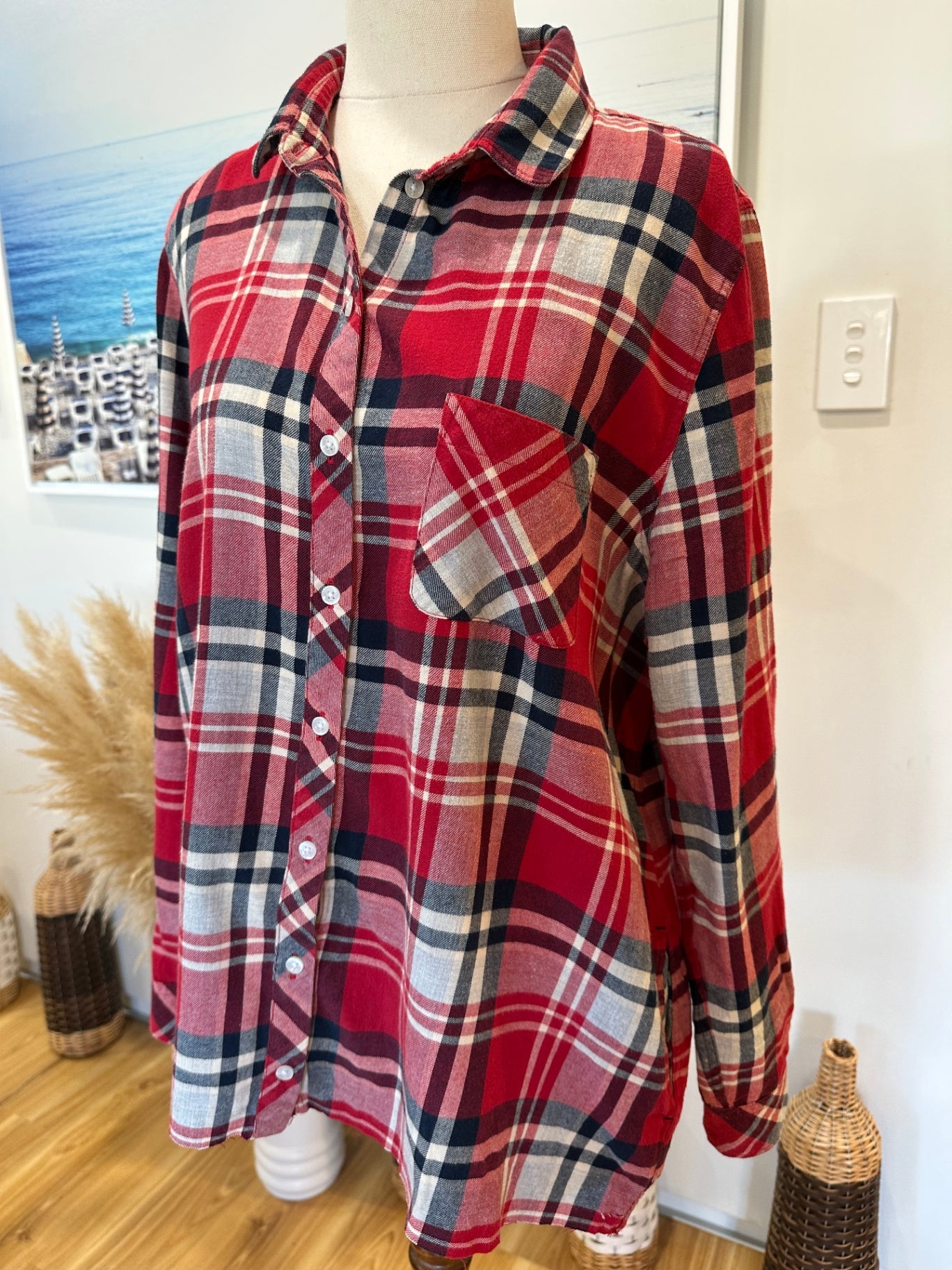 Barbour - Flannel Shirt - Size 16