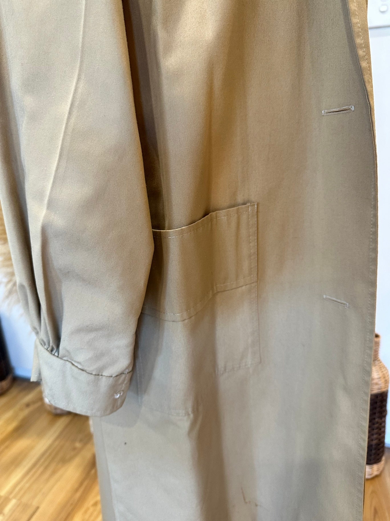 Vintage Trench Coat - Medium - Beige