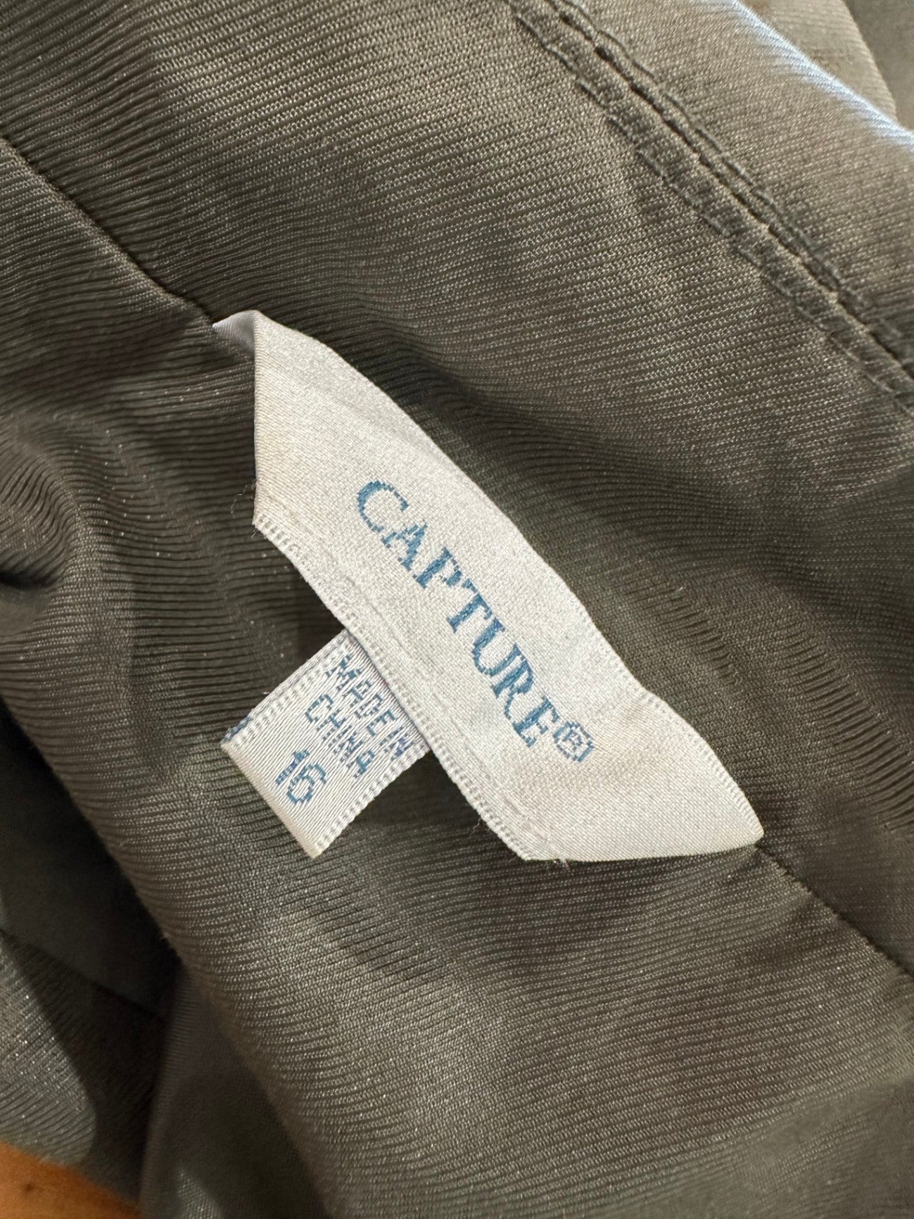 Capture - Spring Coat - Size 16 - Olive Green