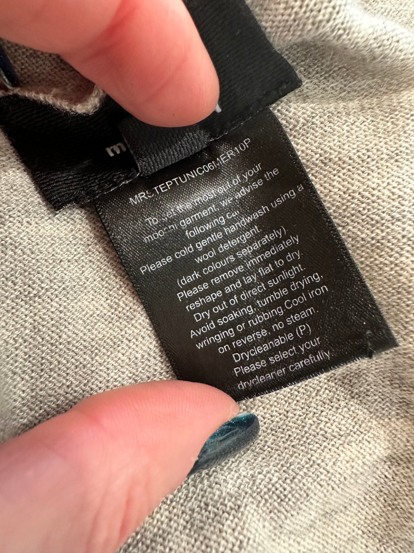 Moochi- Merino Jumper - Medium - Oatmeal