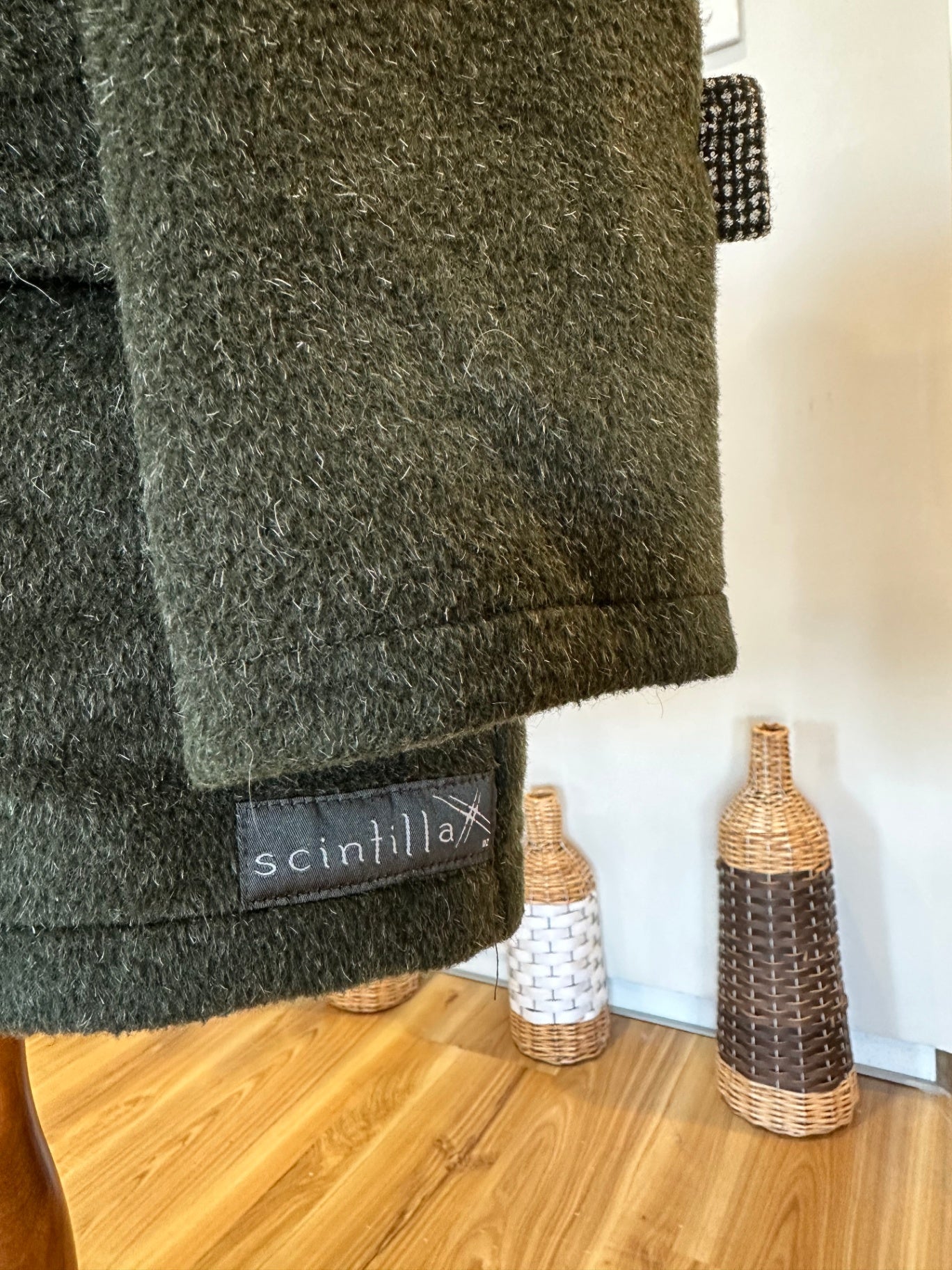 Scintilla - Spring Coat - Medium / Large - Olive Green