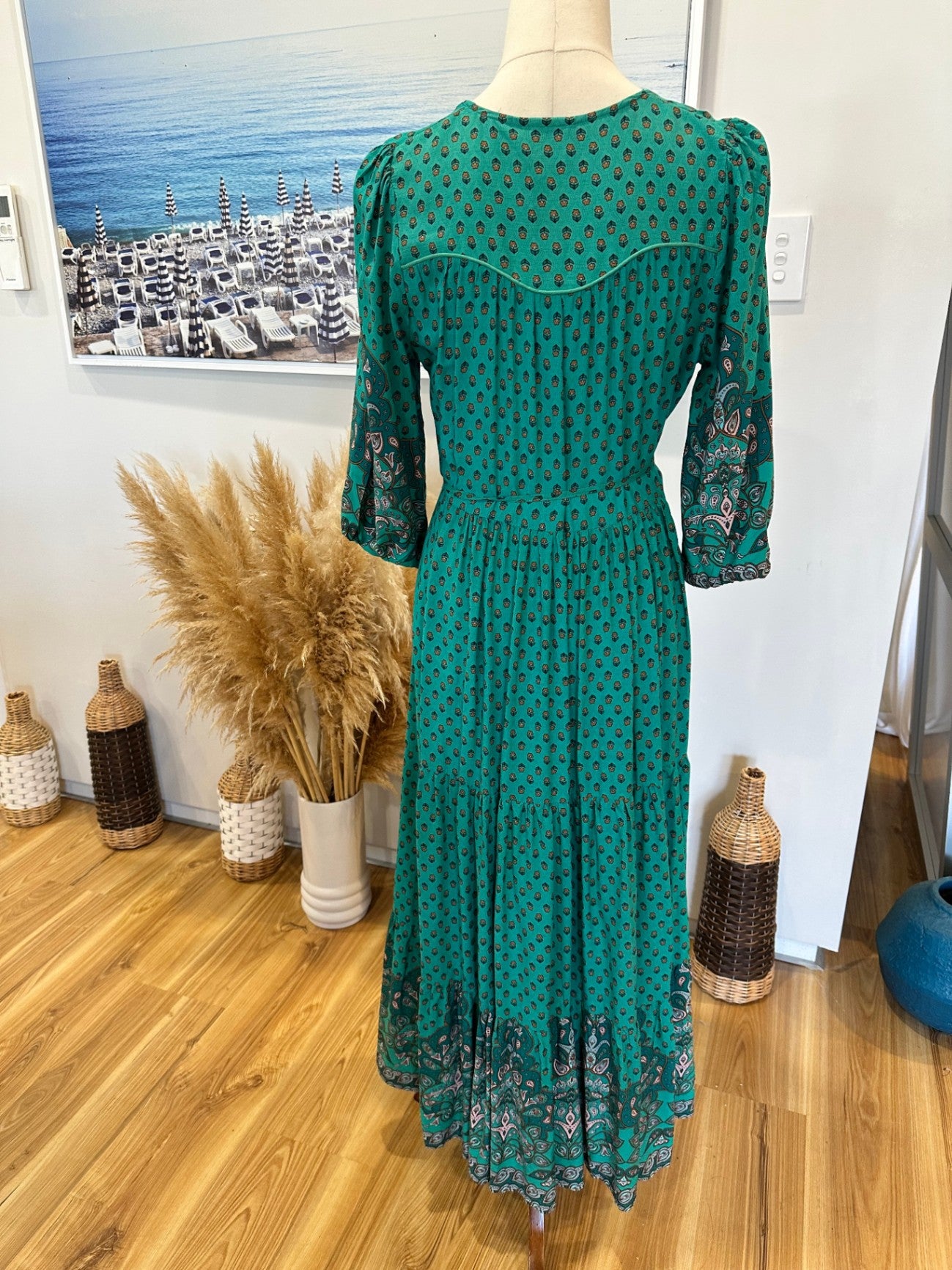 Jaase - Maxi Dress - Size Extra Small / Small - Jade- NEW