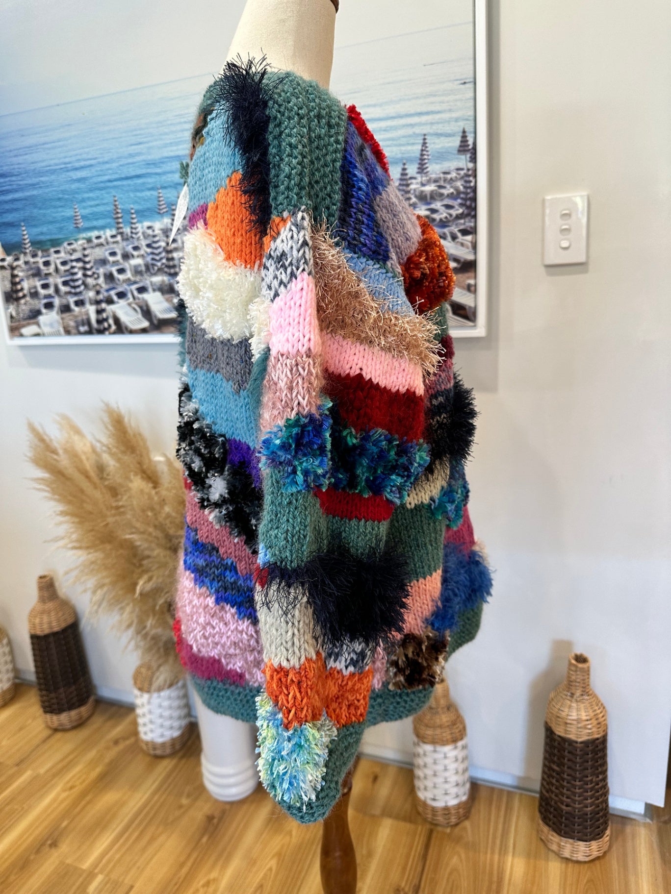 NEW - Made in New Brighton - Hand Knitted Jumper - Small / Medium - One of a Kind