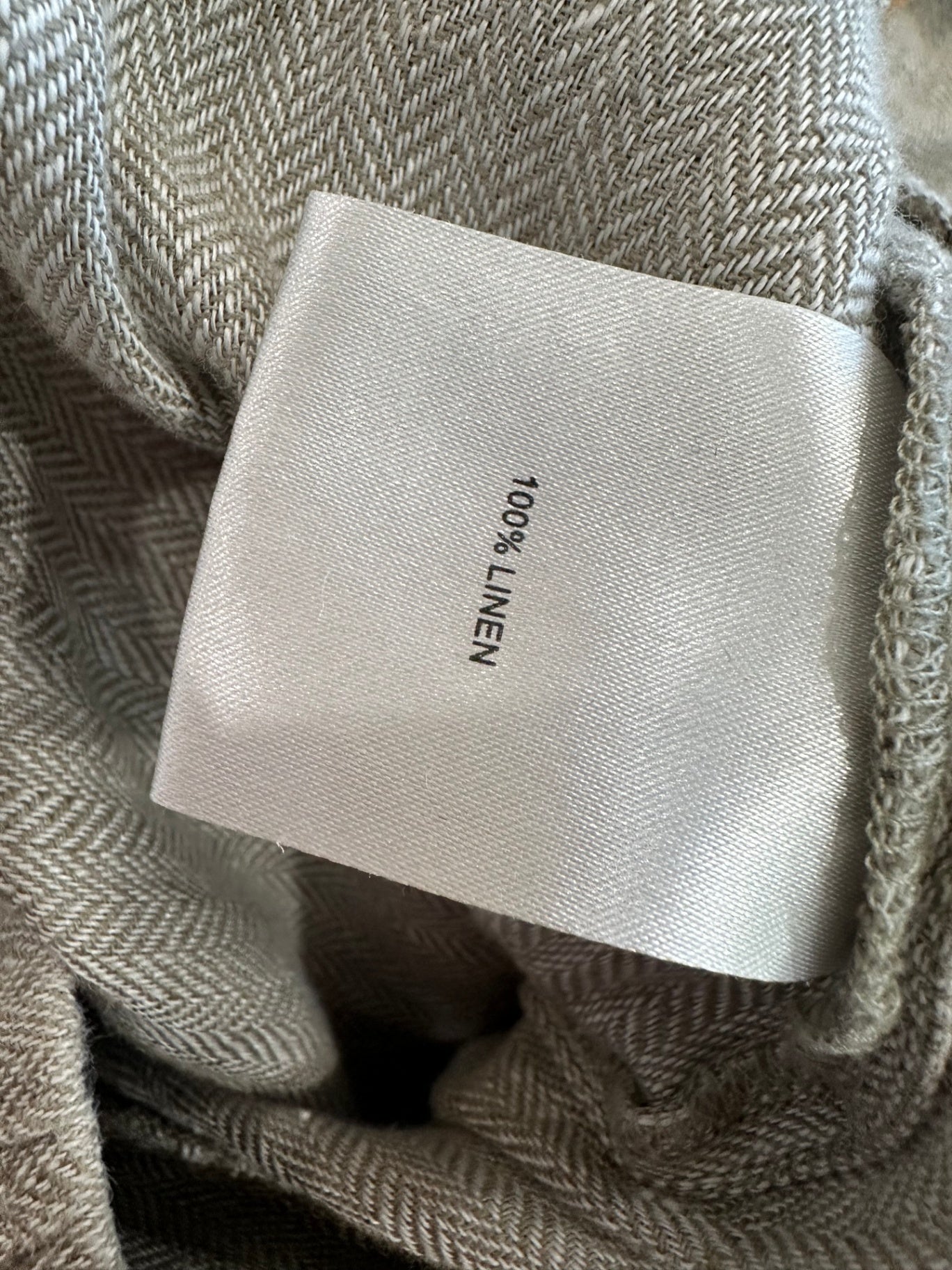 Jigsaw Pants - Size 16 - Beige - 100% Linen