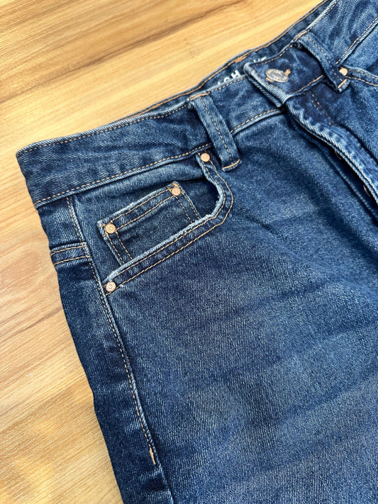 Jeans - High Rise Straight - Size 10 - Blue