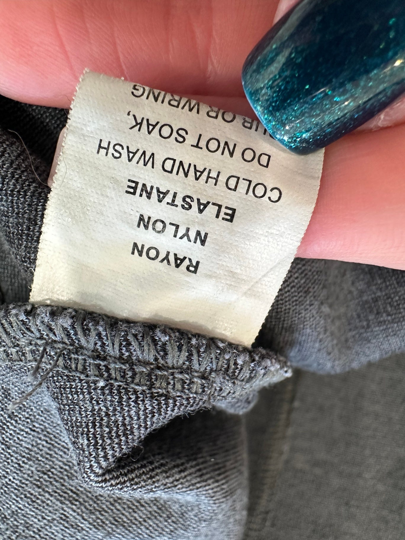 DD by Megan Salmon - Longsleeve Top - US Size 2 or Small - Dark Grey