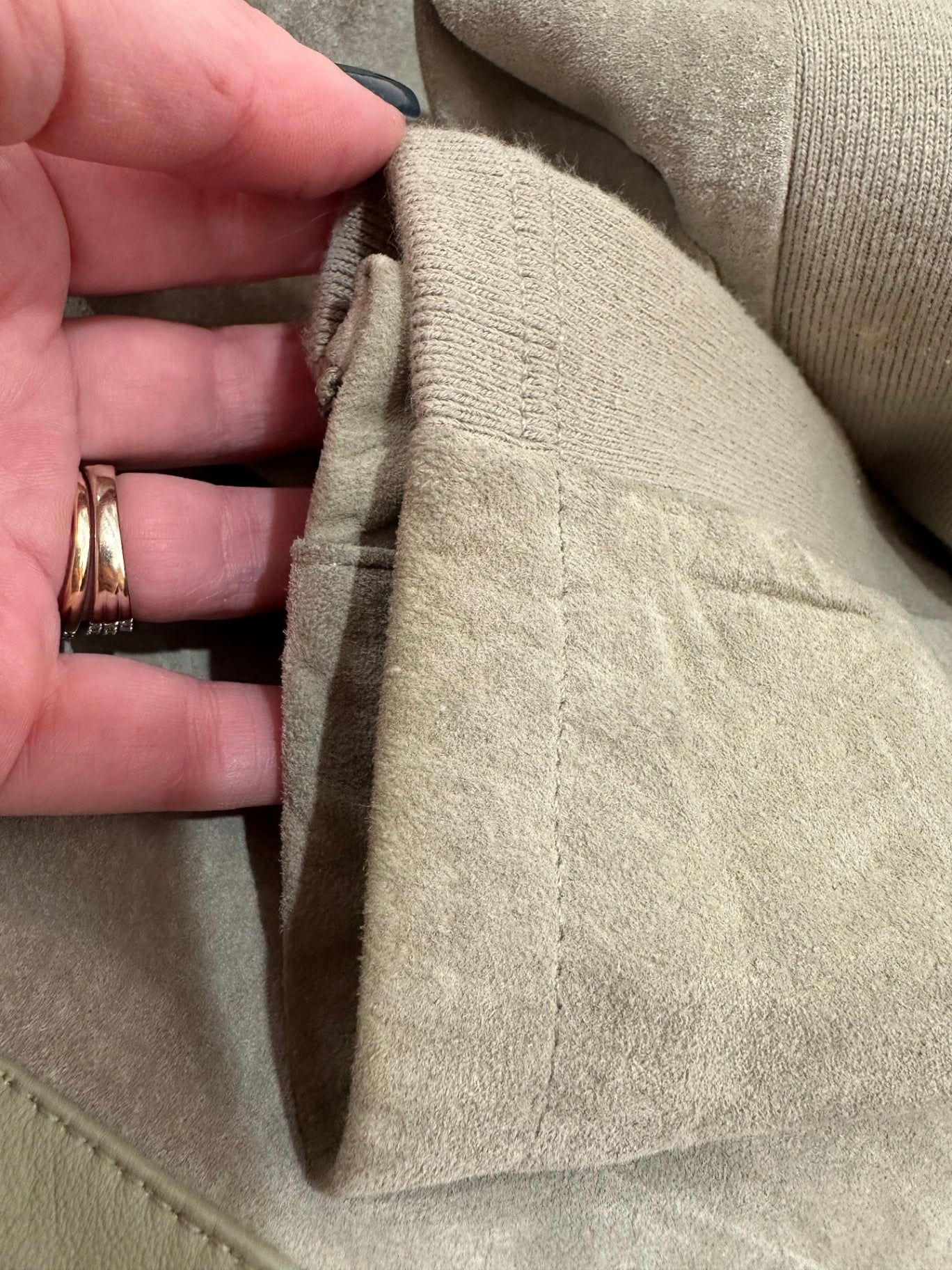 Sara - Crop Jacket - Size 16 - Sage Green