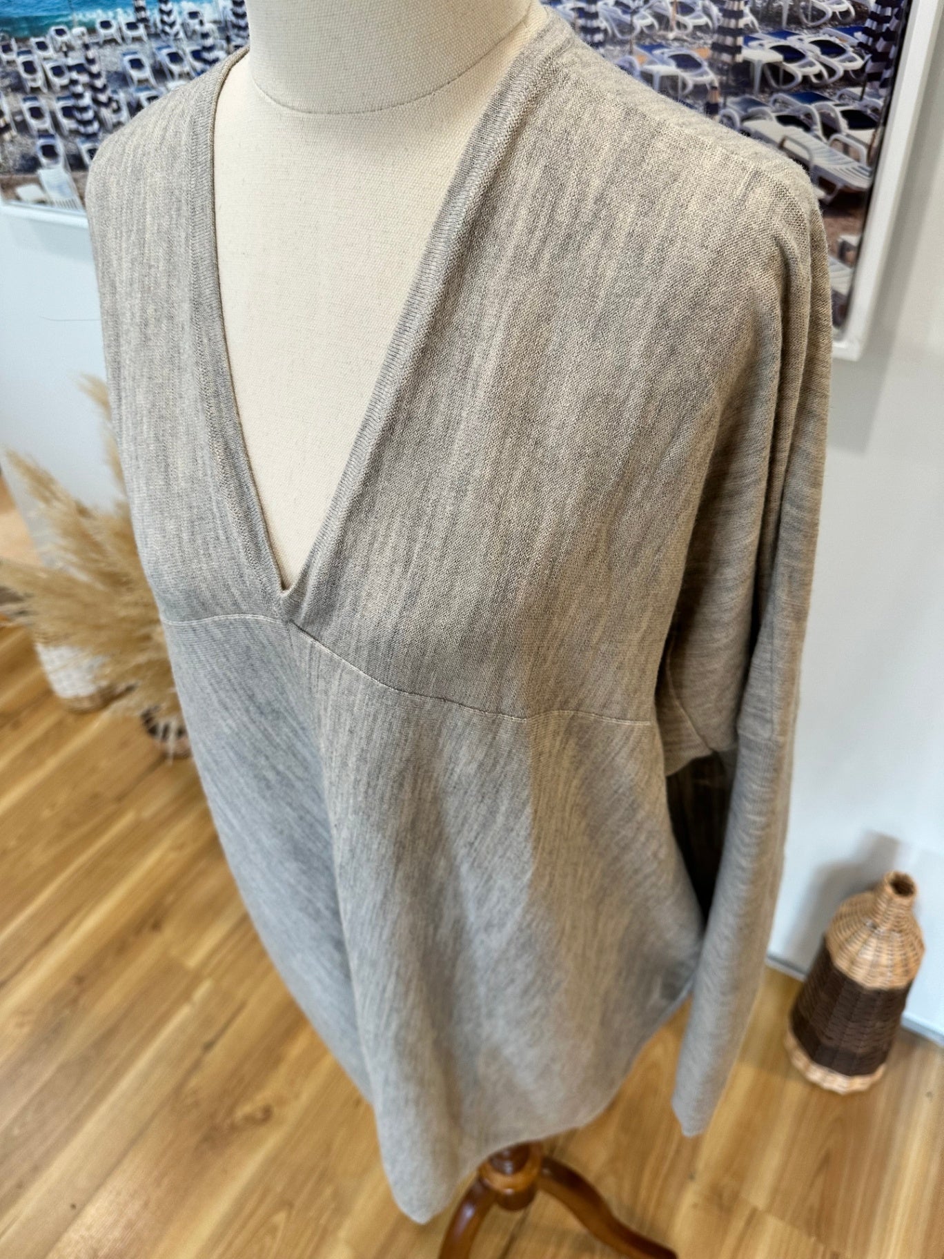 Moochi- Merino Jumper - Medium - Oatmeal