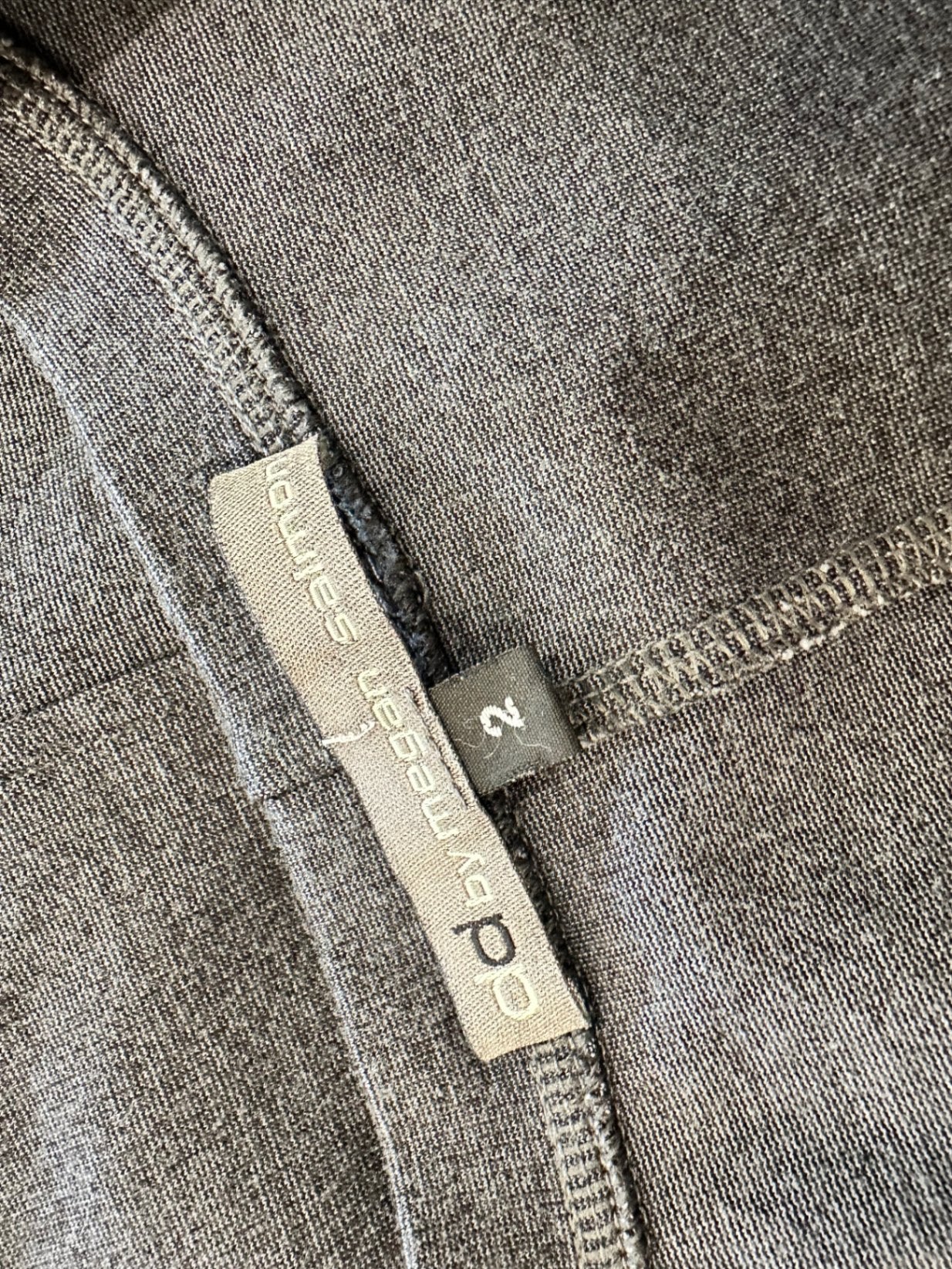 DD by Megan Salmon - Longsleeve Top - US Size 2 or Small - Dark Grey