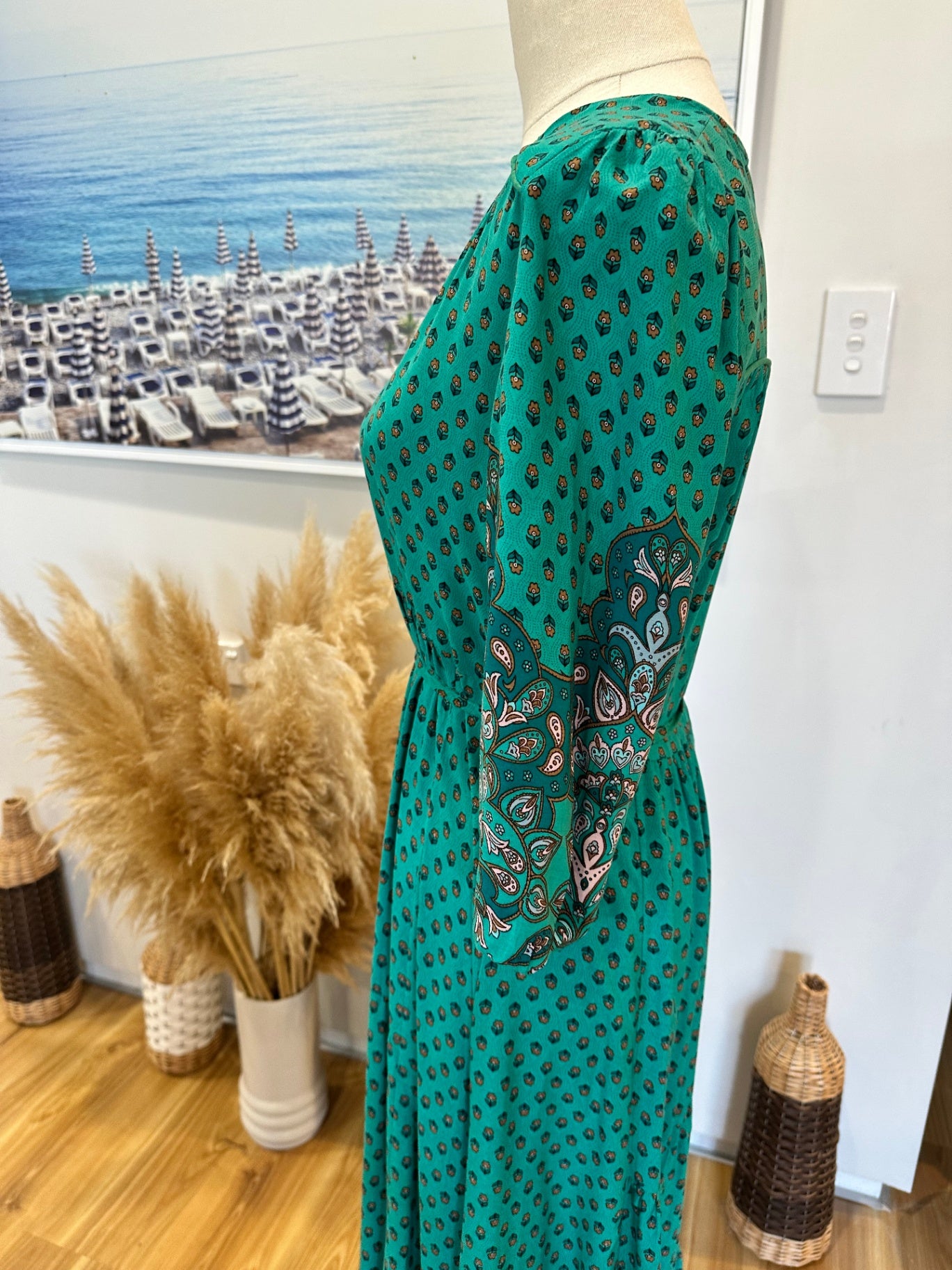 Jaase - Maxi Dress - Size Extra Small / Small - Jade- NEW