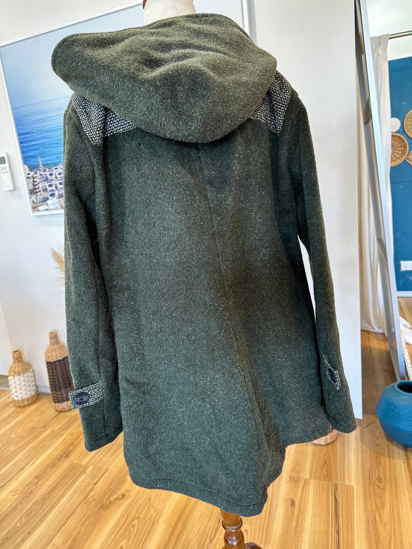 Scintilla - Spring Coat - Medium / Large - Olive Green