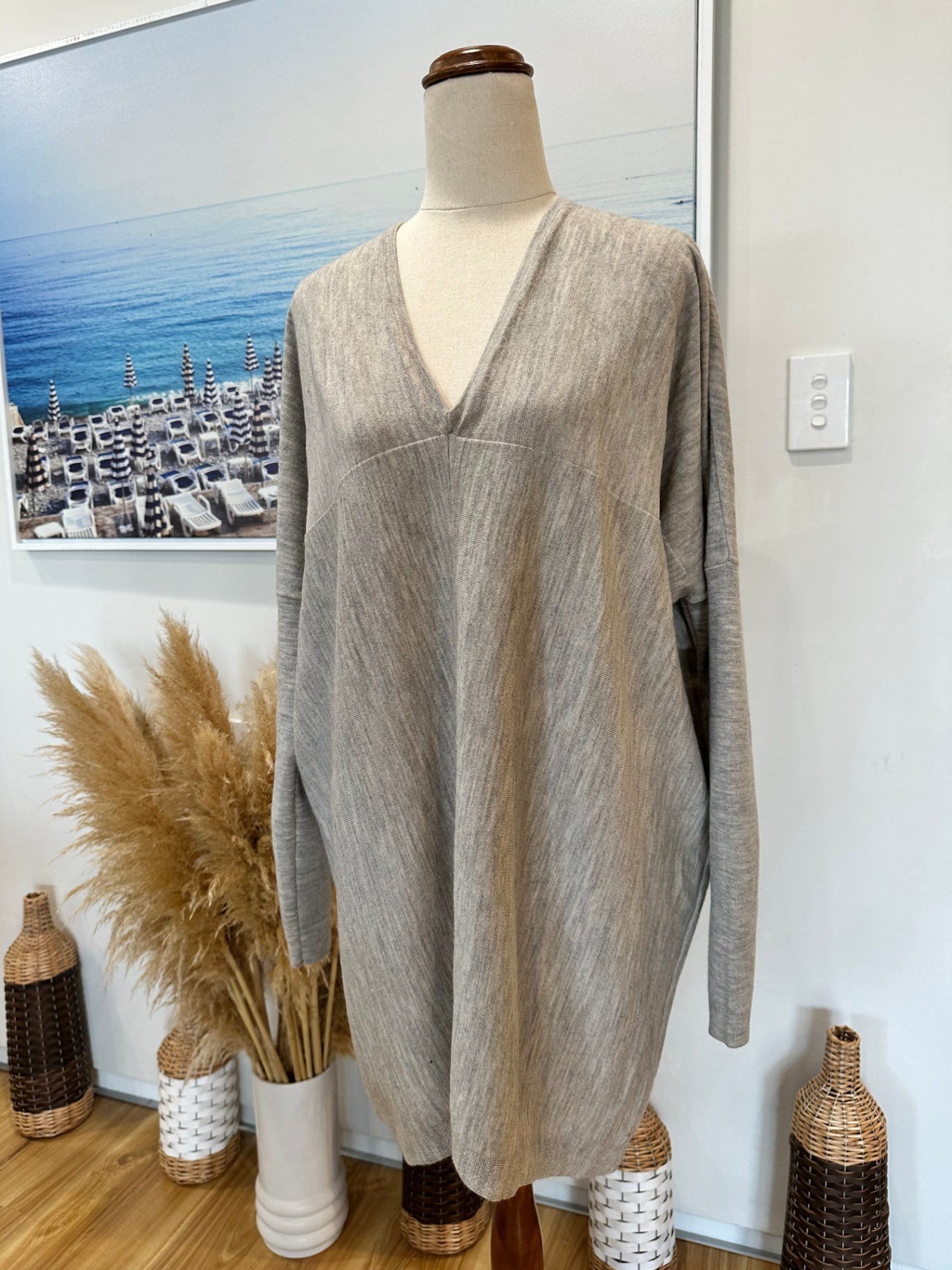 Moochi- Merino Jumper - Medium - Oatmeal