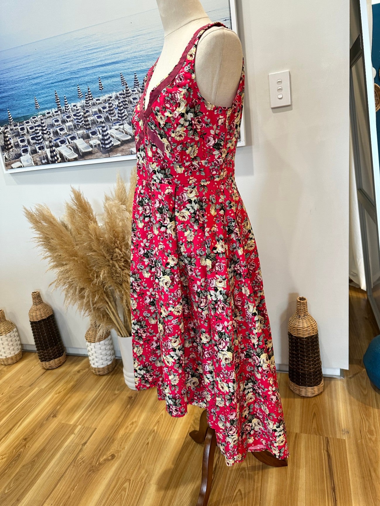 Annah Stretton - Rose Dress - Size 12 - Pink