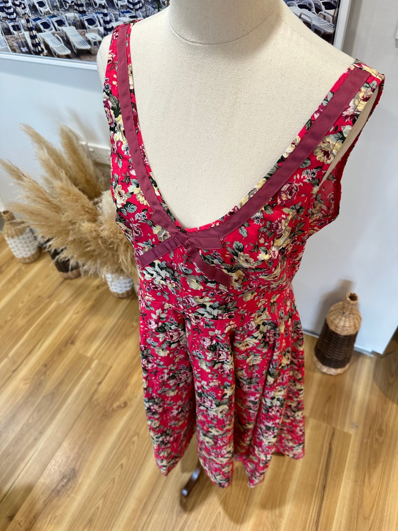 Annah Stretton - Rose Dress - Size 12 - Pink