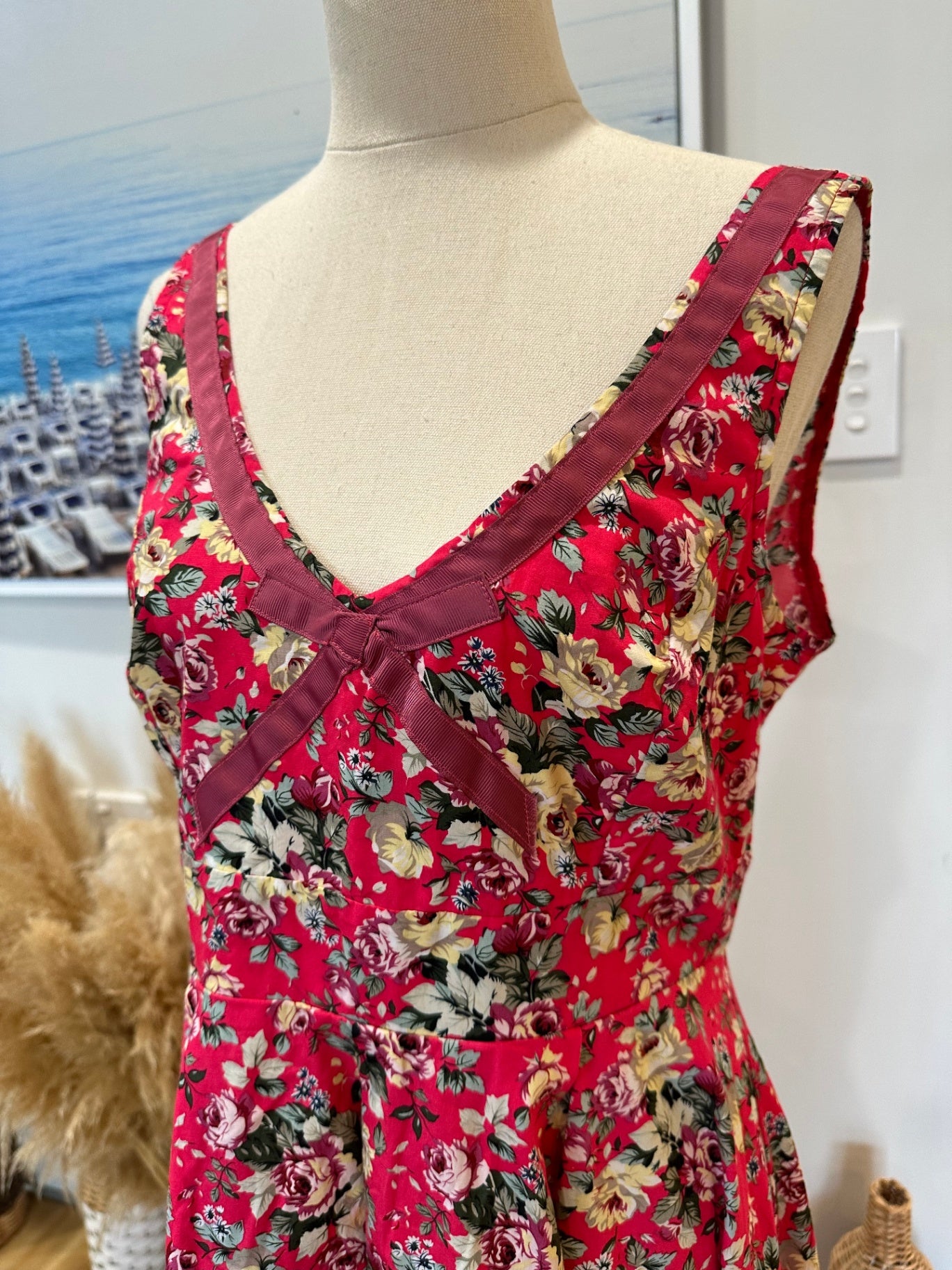 Annah Stretton - Rose Dress - Size 12 - Pink