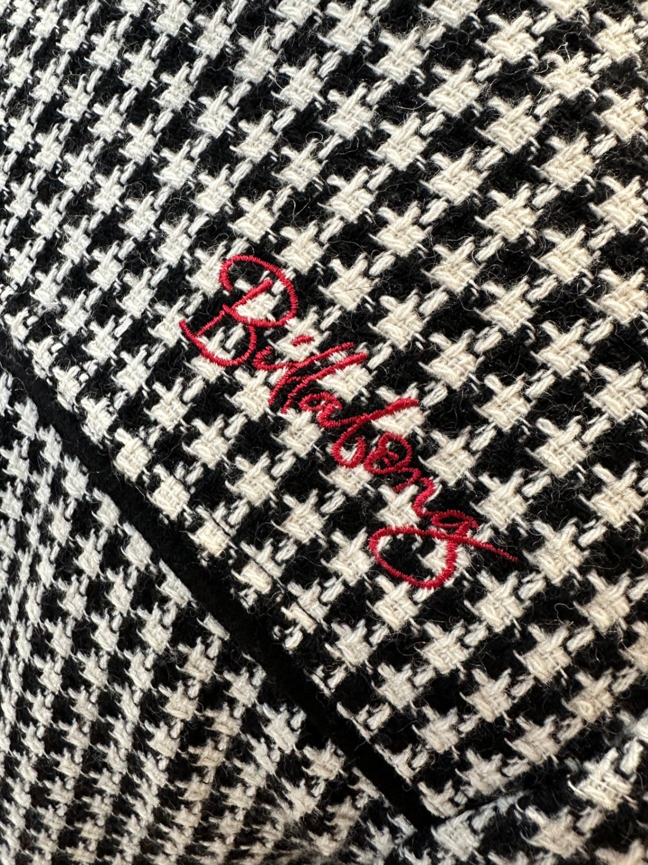 Billabong - Houndstooth Jumper - Size 8 - 50% Wool