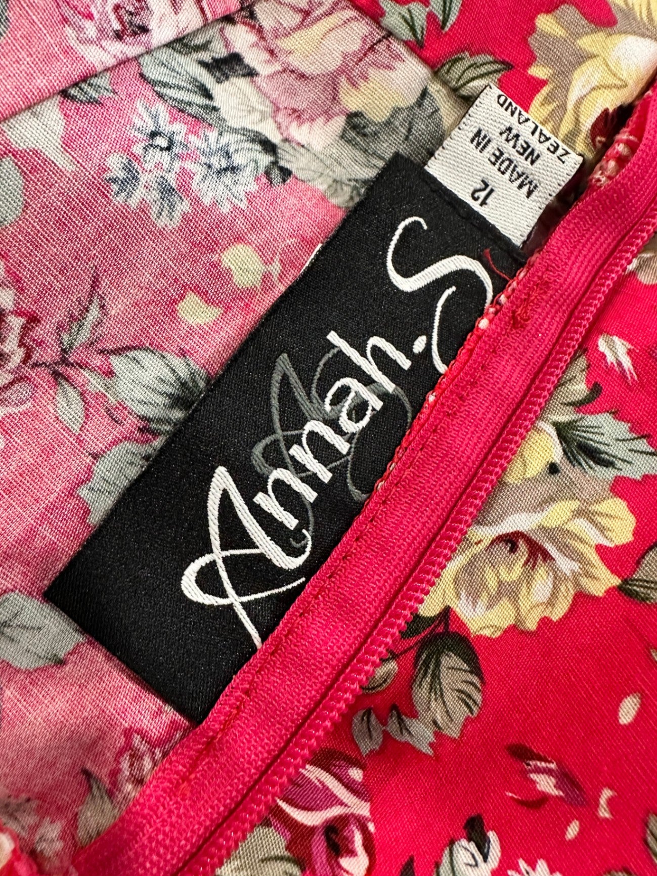 Annah Stretton - Rose Dress - Size 12 - Pink