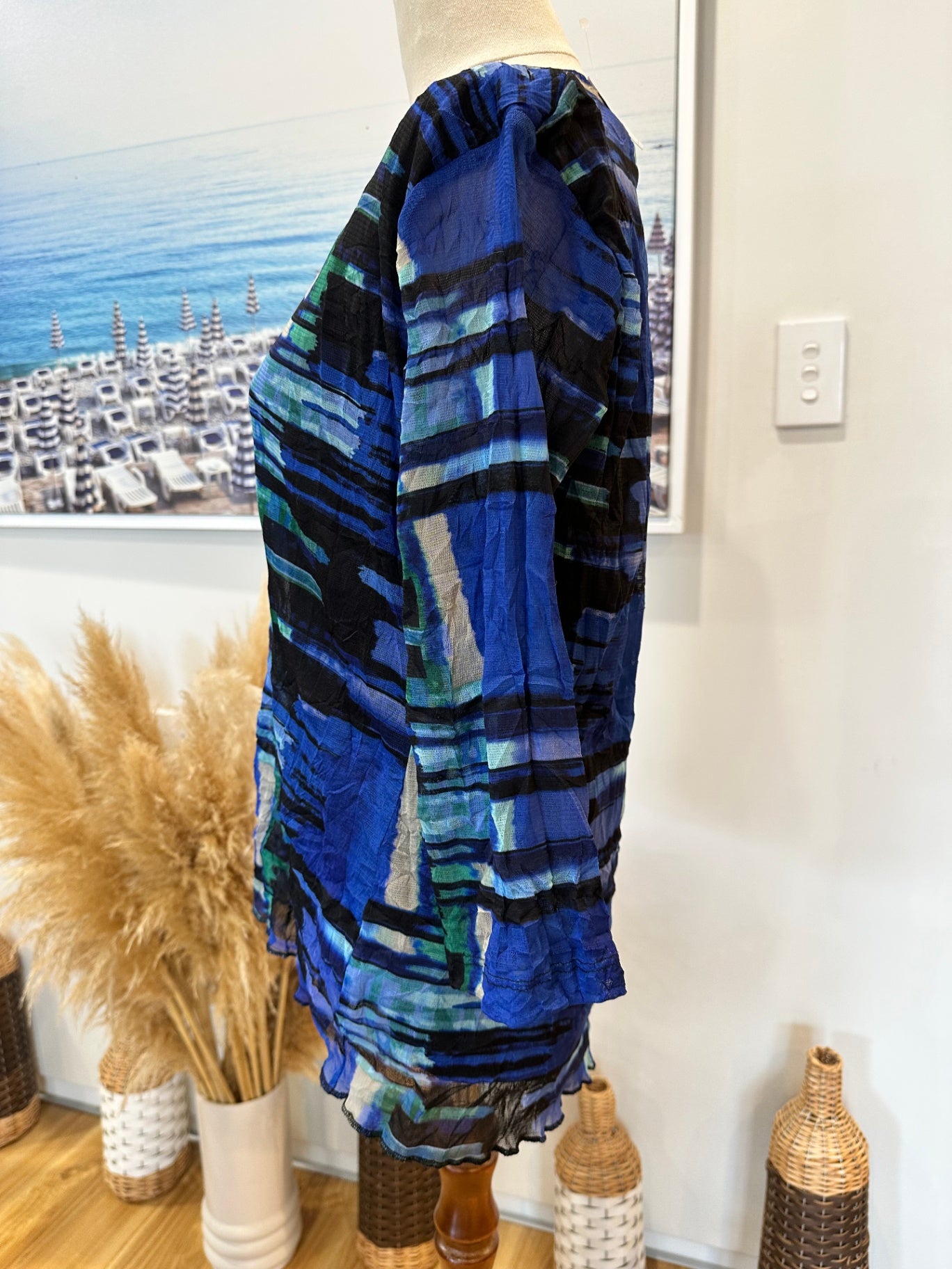 Blouse - Ocean Tones - Size 8 - NEW
