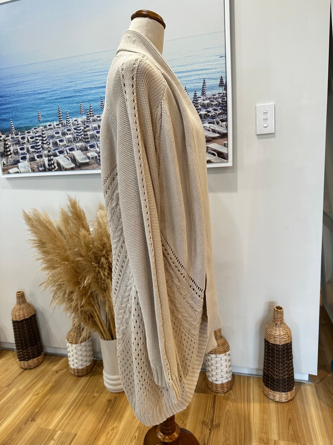 Wild Child Cardigan - Extra Large (3XL) - Beige