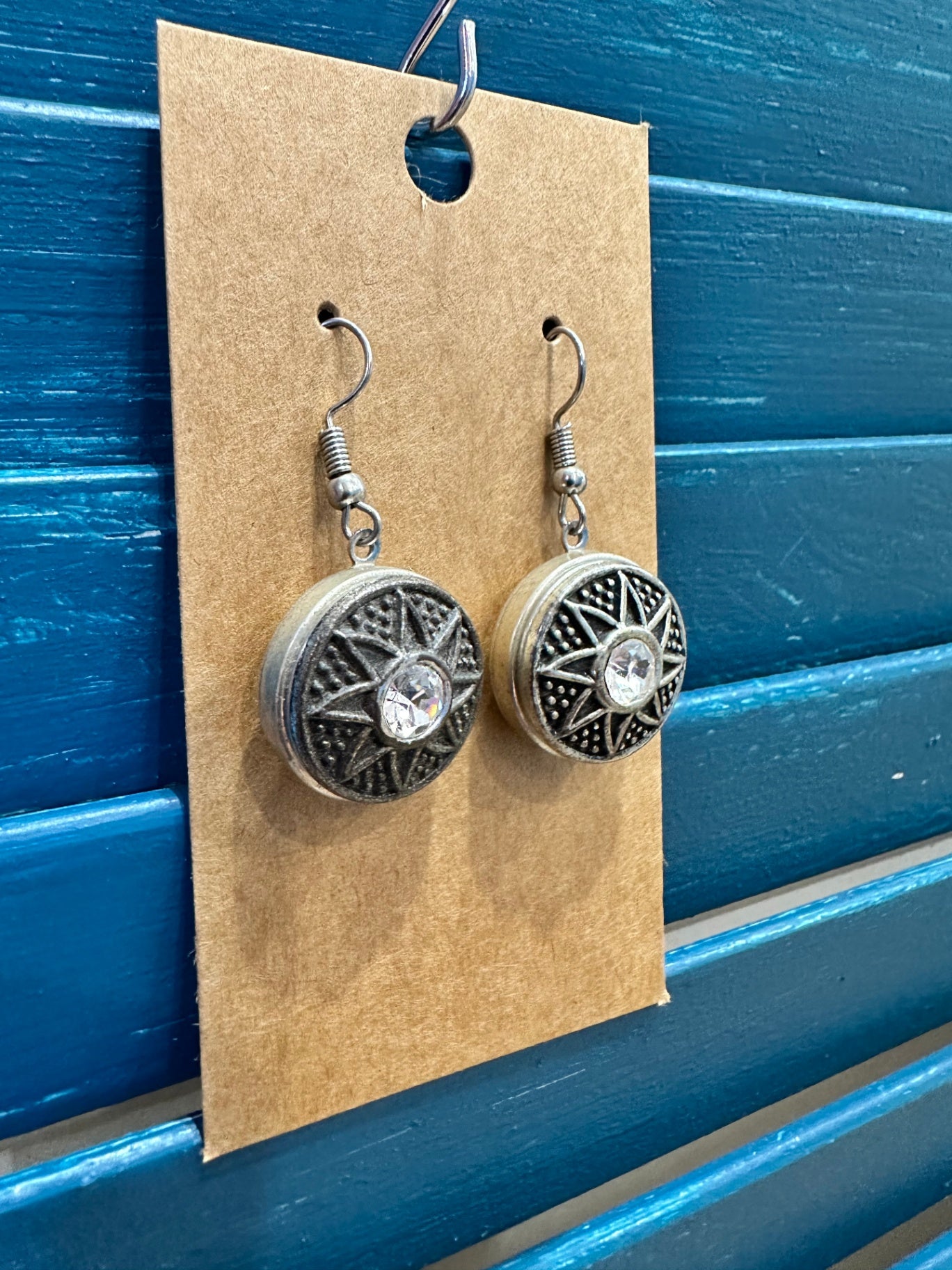 Earrings - Circular w Star