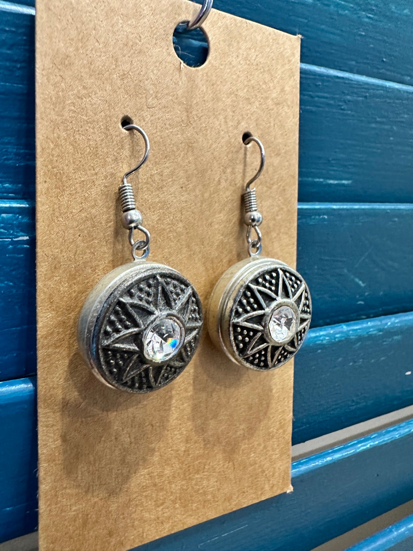 Earrings - Circular w Star