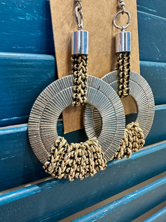 Earrings - Heavy Circle Disks