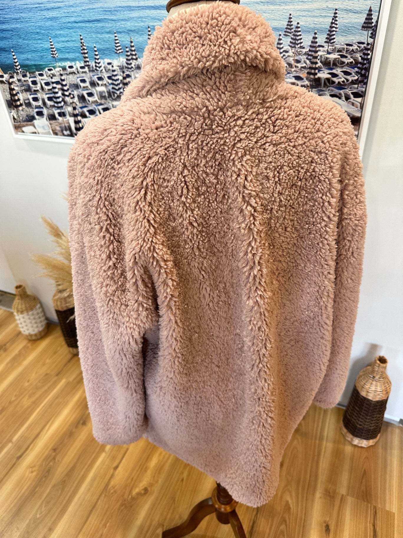Siren - Teddy Coat - Size 12 - Pink