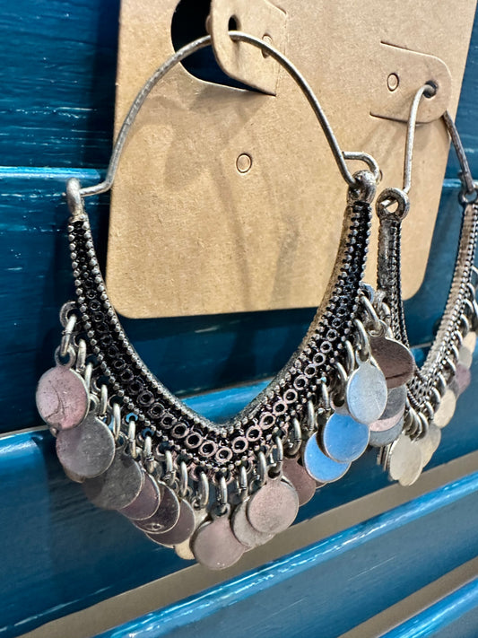 Bohemian Earrings - w Mini Disk feature