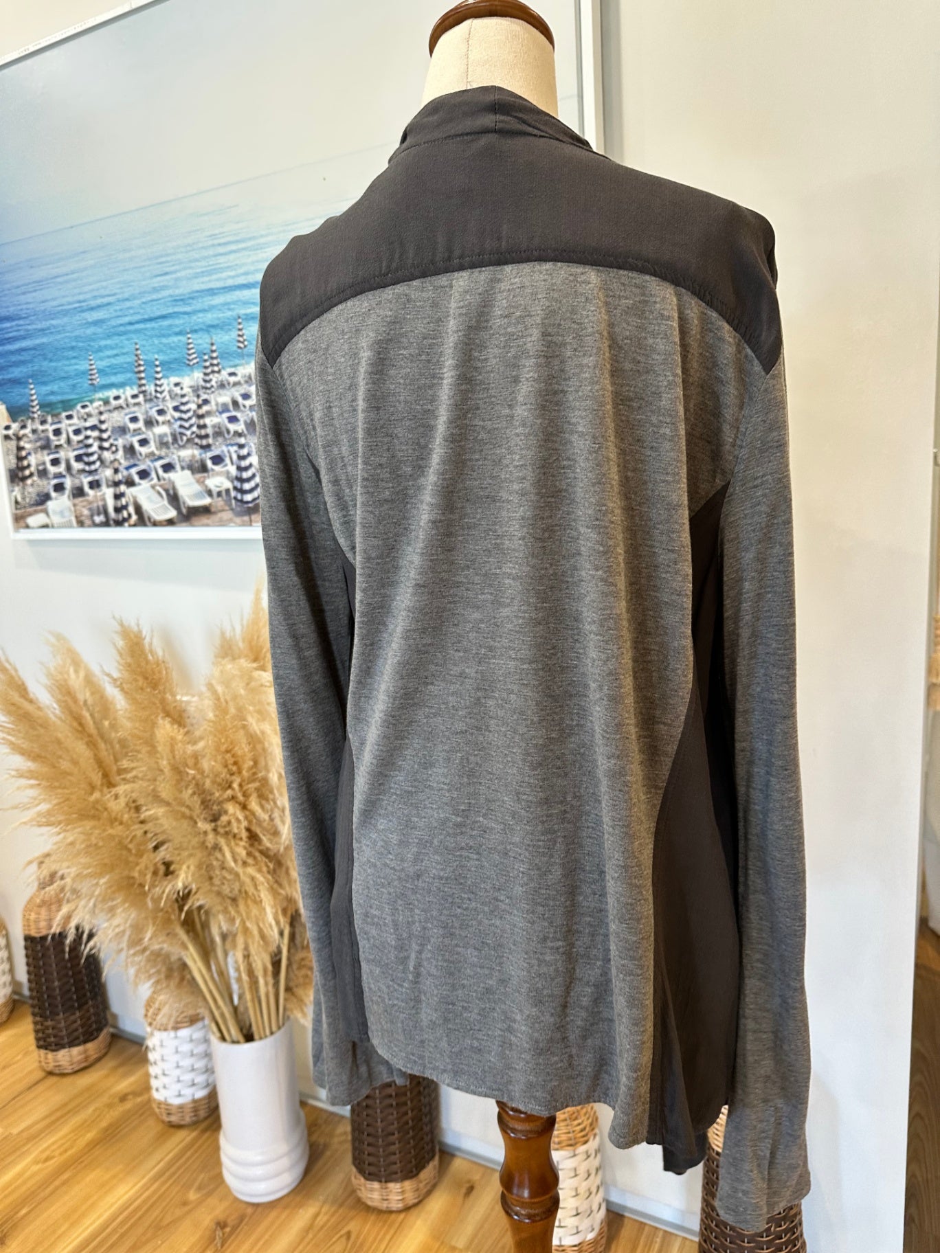 JAG - Waterfall Cardigan - Extra Large - Black and grey