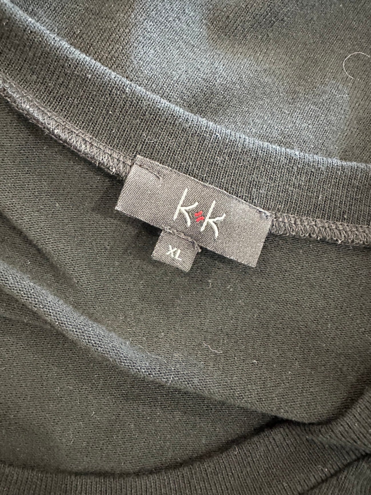 K&K Jumper - Extra Large - Black and beige with black spots