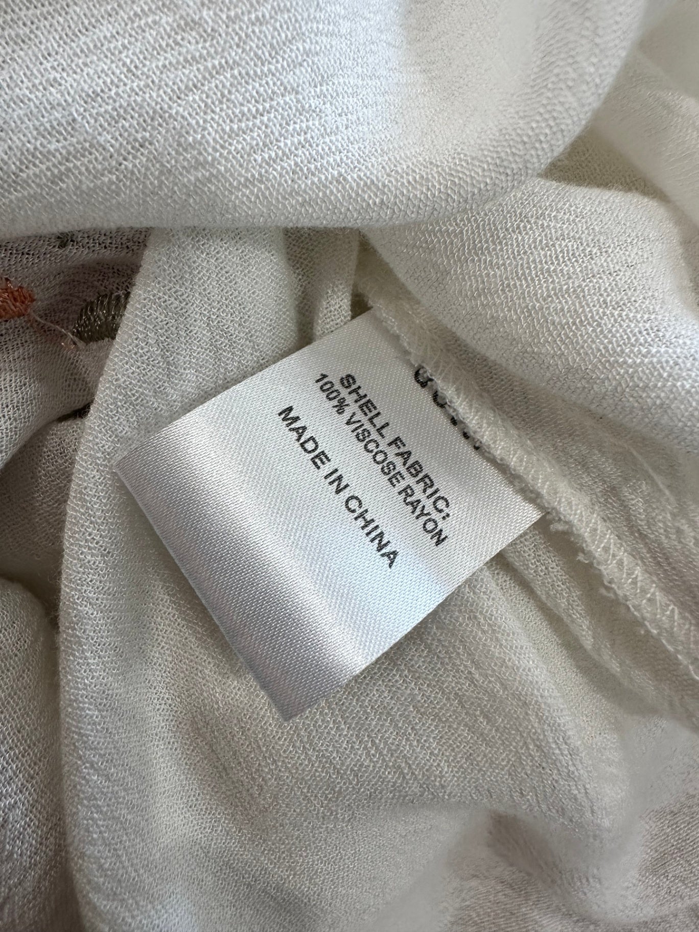 Dotti - Bohemian Blouse - Size 14 - White & Orange