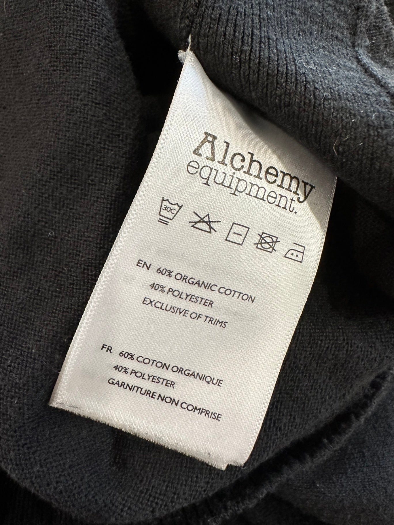 Alchemy - Dress - Size Large - Black - 60% Organic Cotton