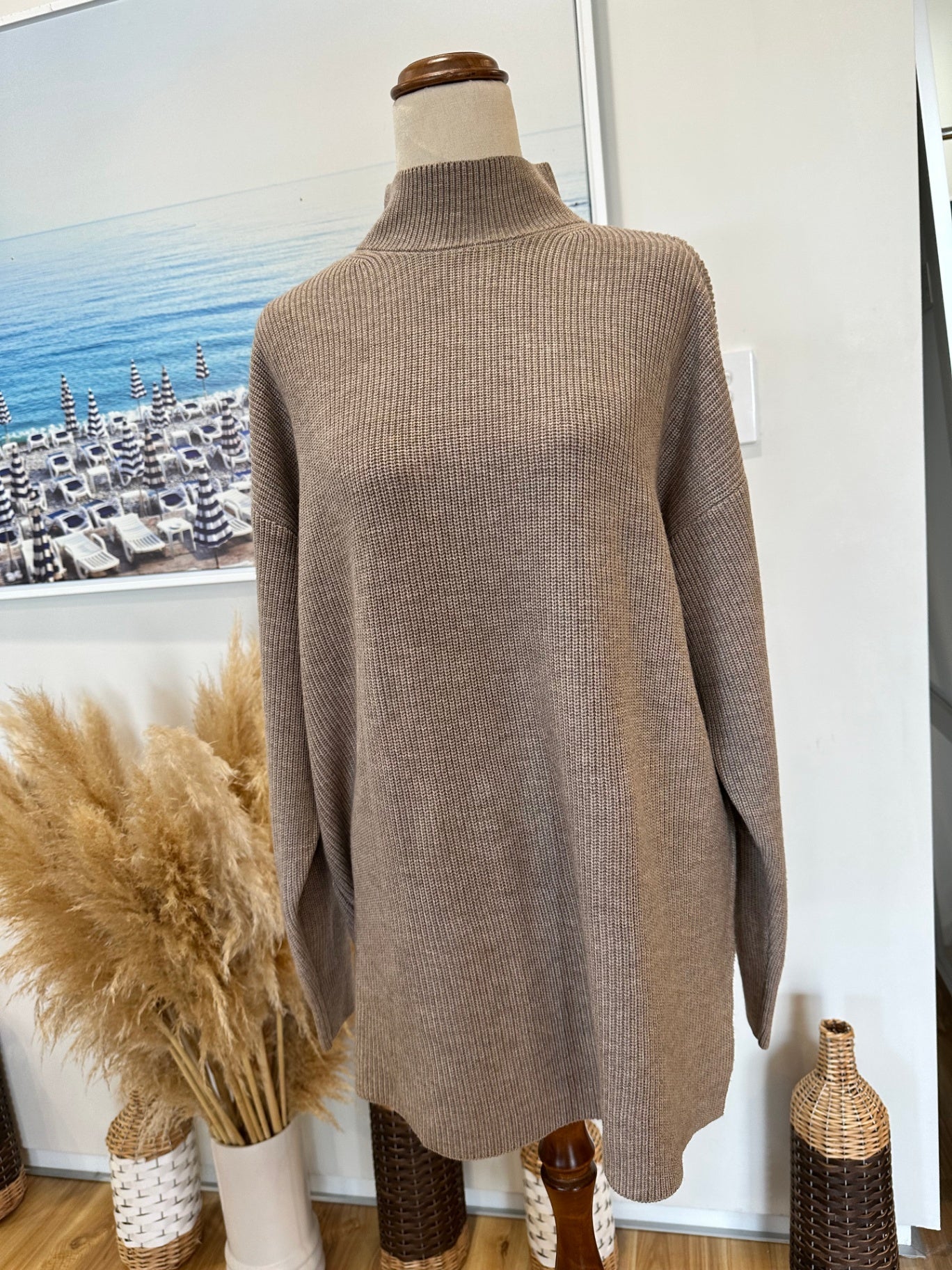Glassons - Jumper - Large - Oatmeal