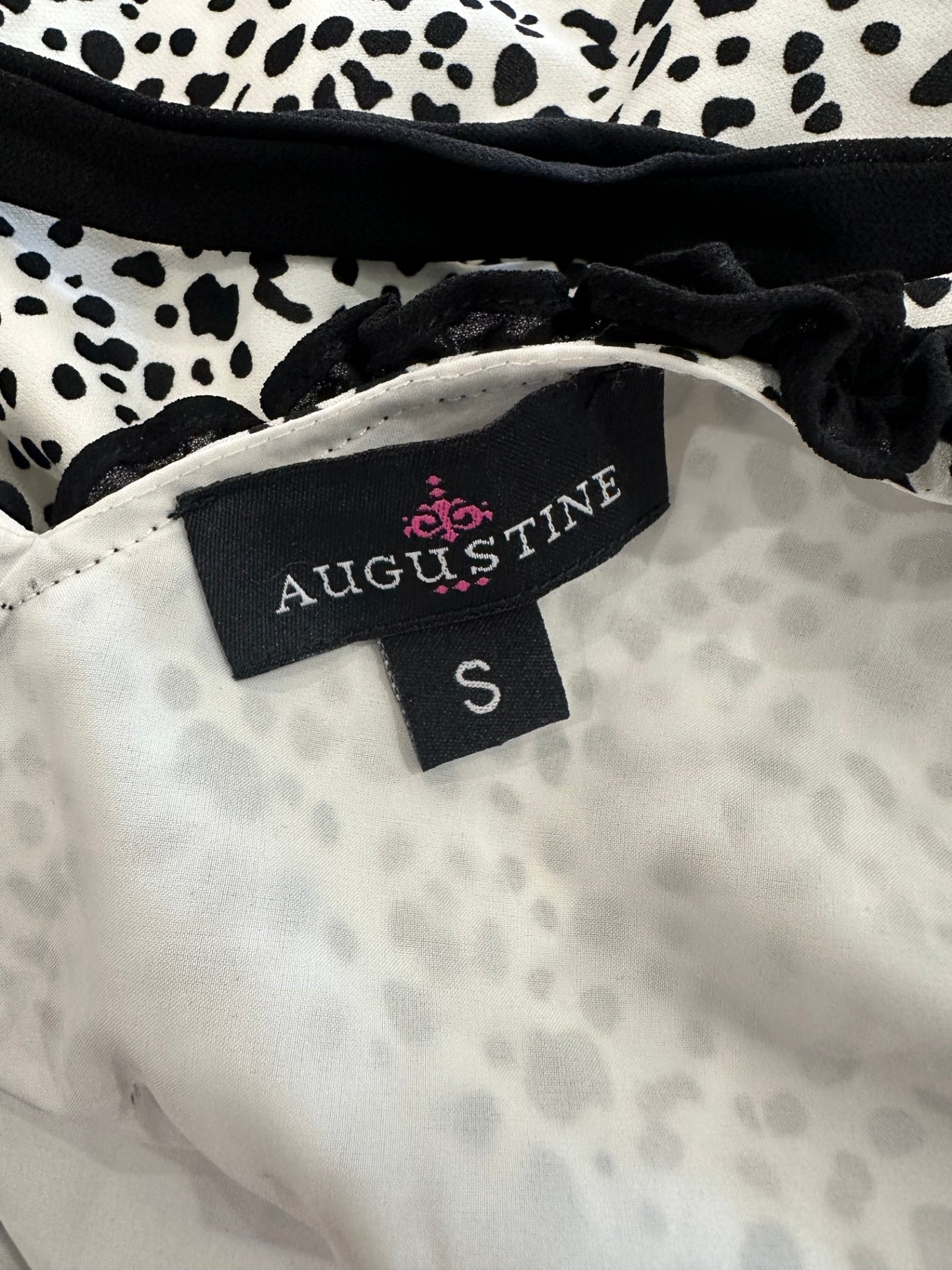 Augustine Dress - Large - Black + White Flamenco Dress