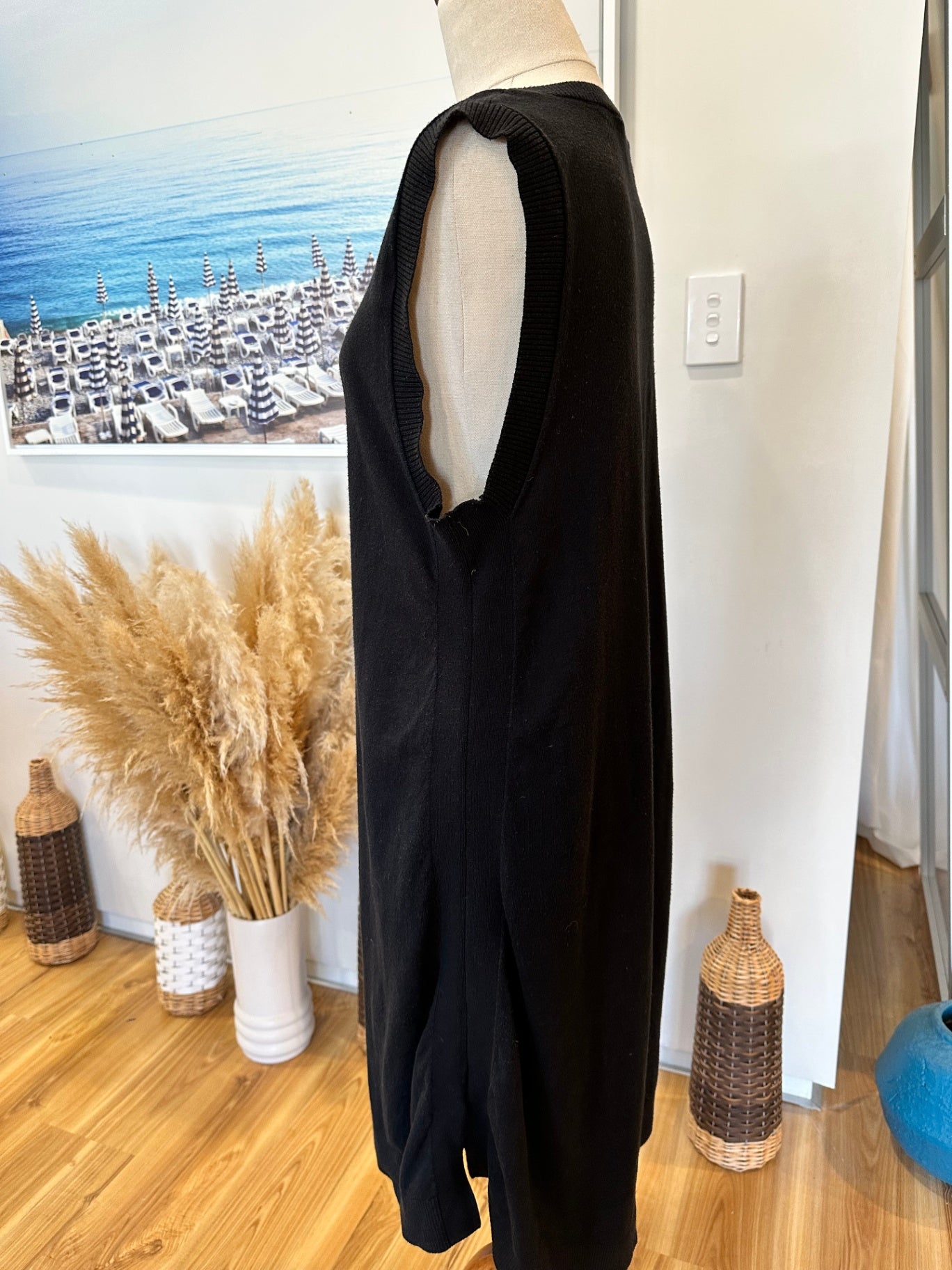 Alchemy - Dress - Size Large - Black - 60% Organic Cotton