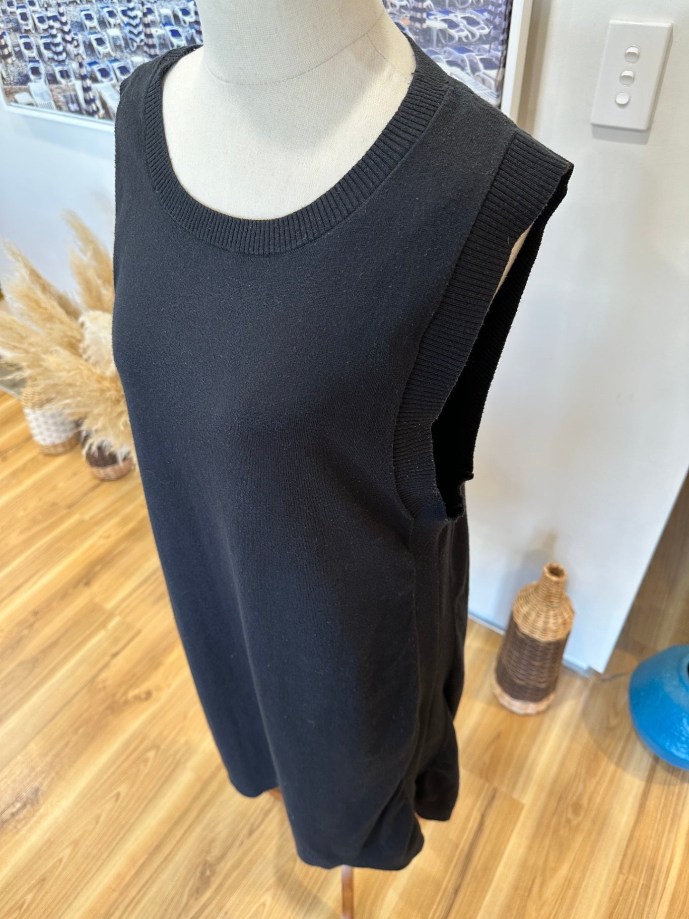 Alchemy - Dress - Size Large - Black - 60% Organic Cotton