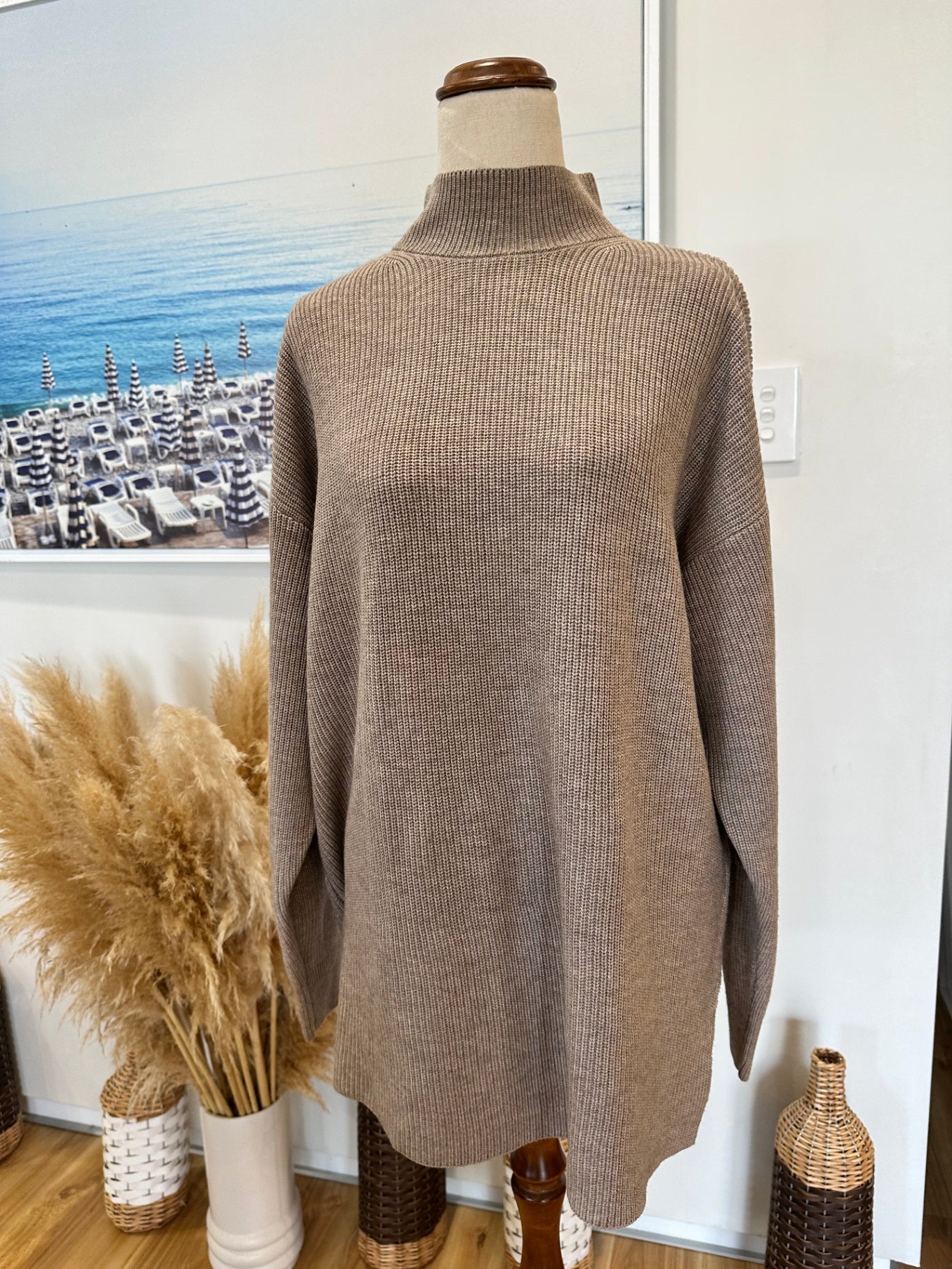 Glassons - Jumper - Large - Oatmeal