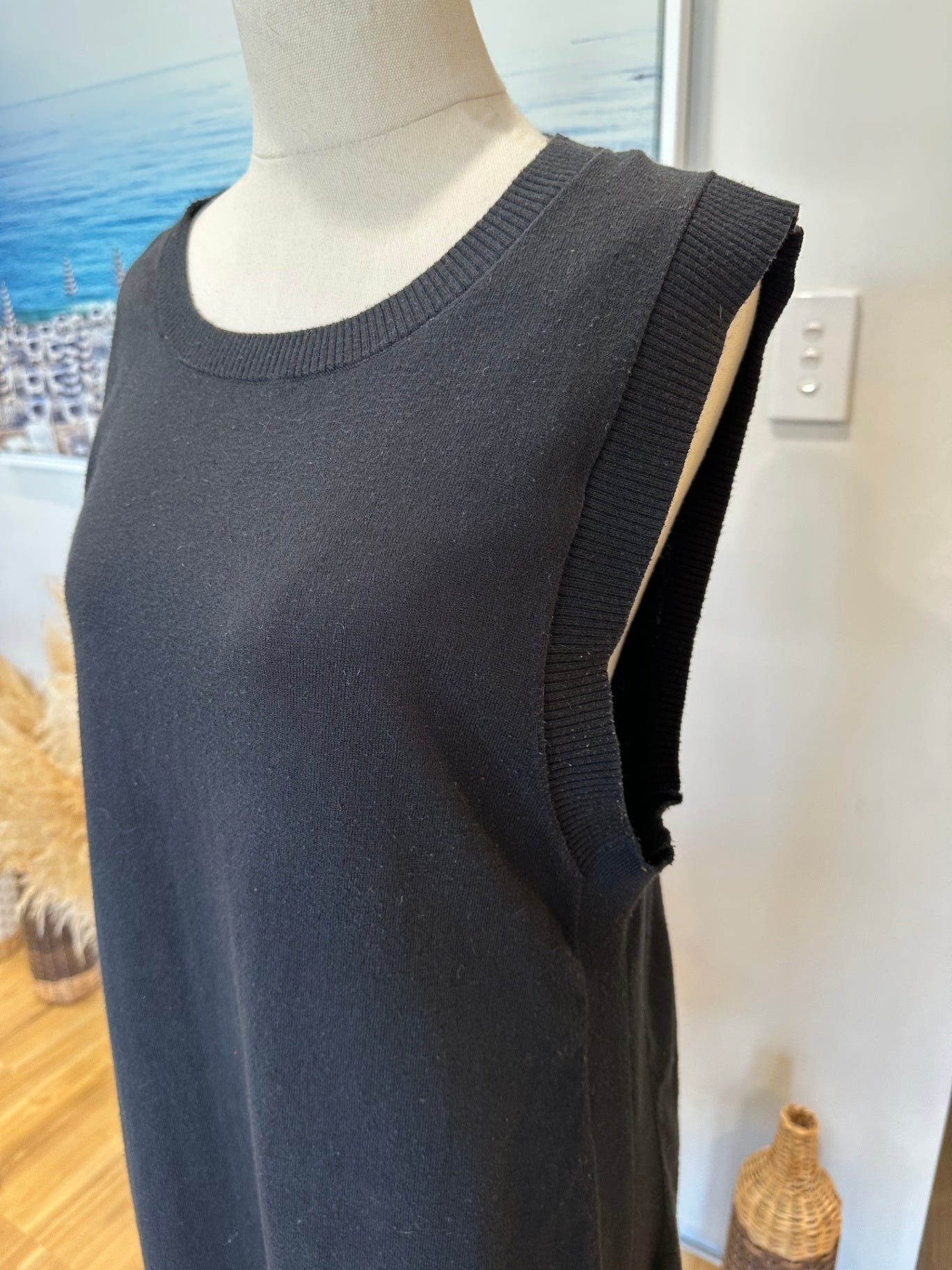 Alchemy - Dress - Size Large - Black - 60% Organic Cotton