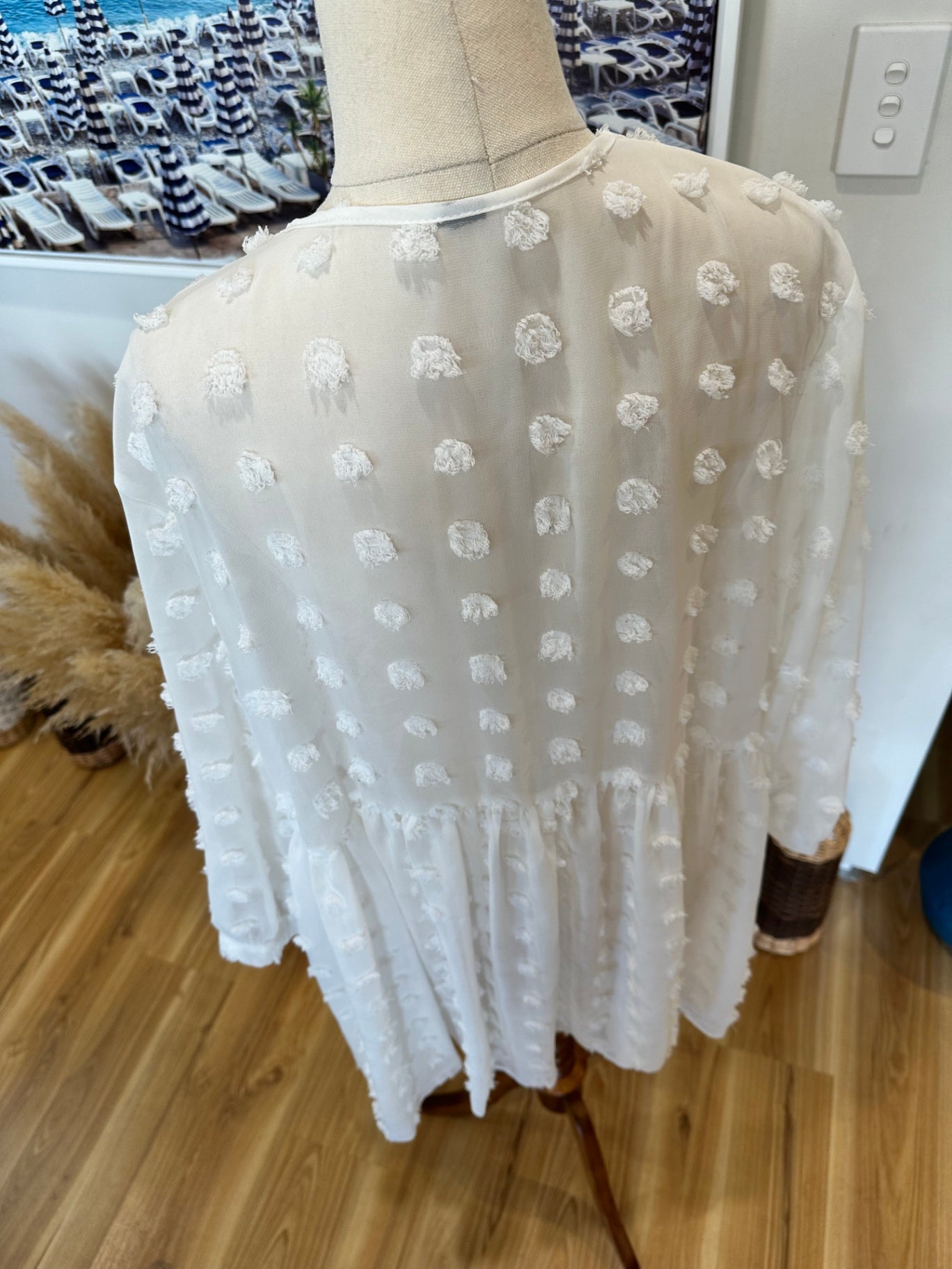 Bohemian Kimono - One Size - White