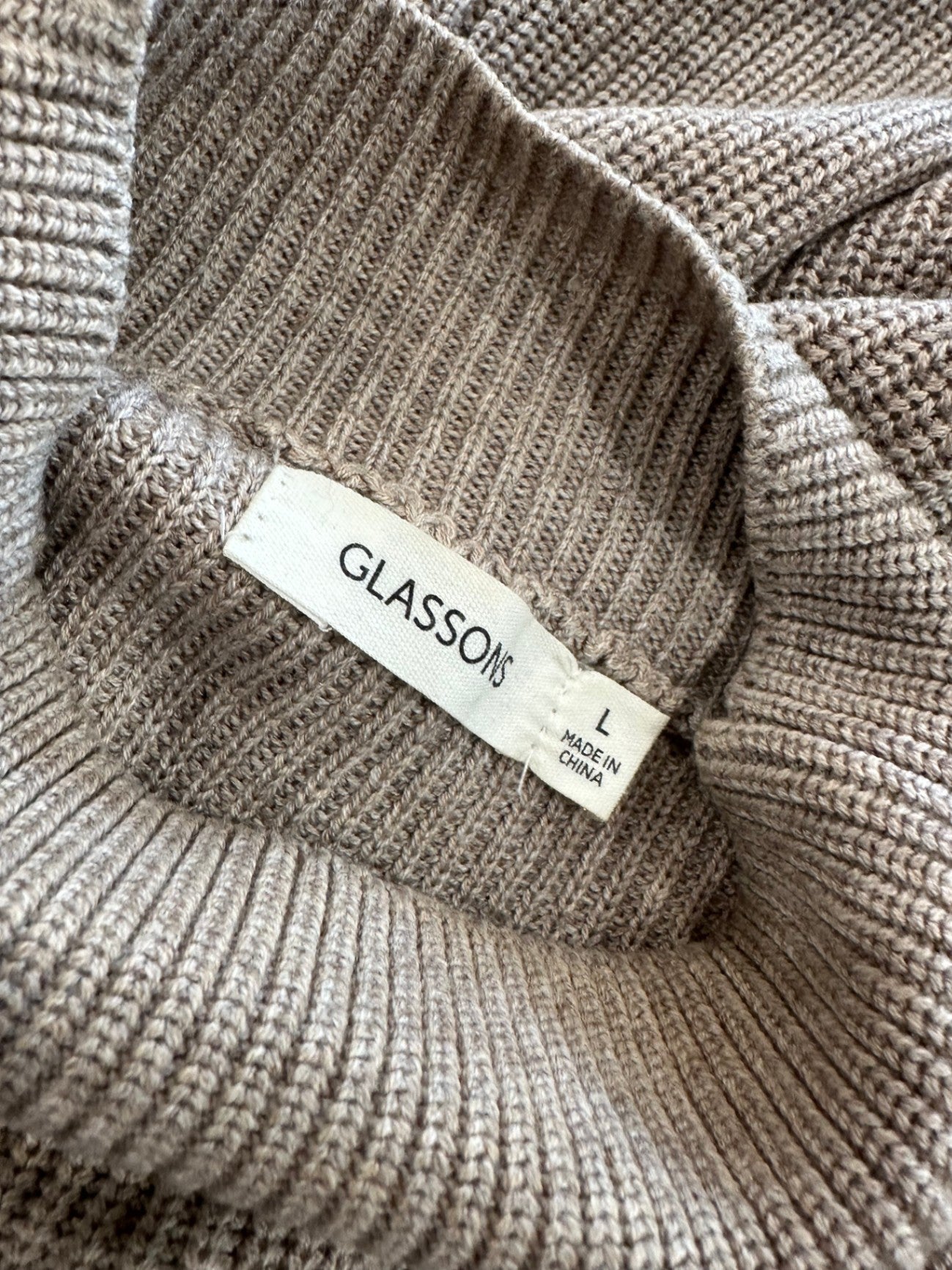 Glassons - Jumper - Large - Oatmeal