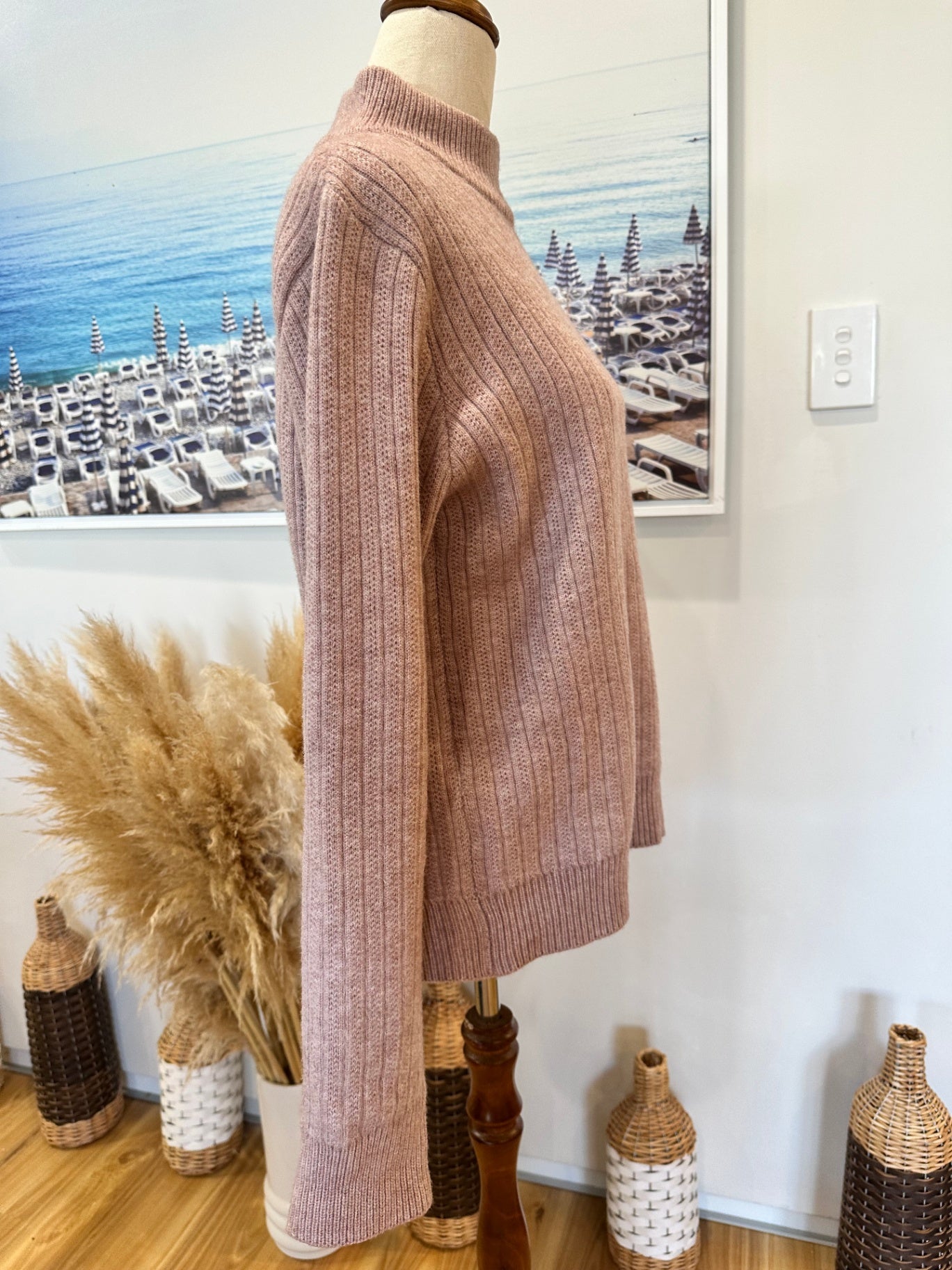 Jumper - Pink (fluffy inside) - Large