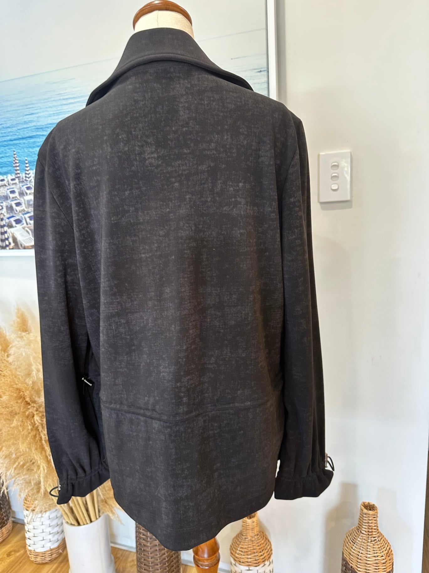 Gordon Smith - Zip Up Lightweight Jacket - Size 14 - Black