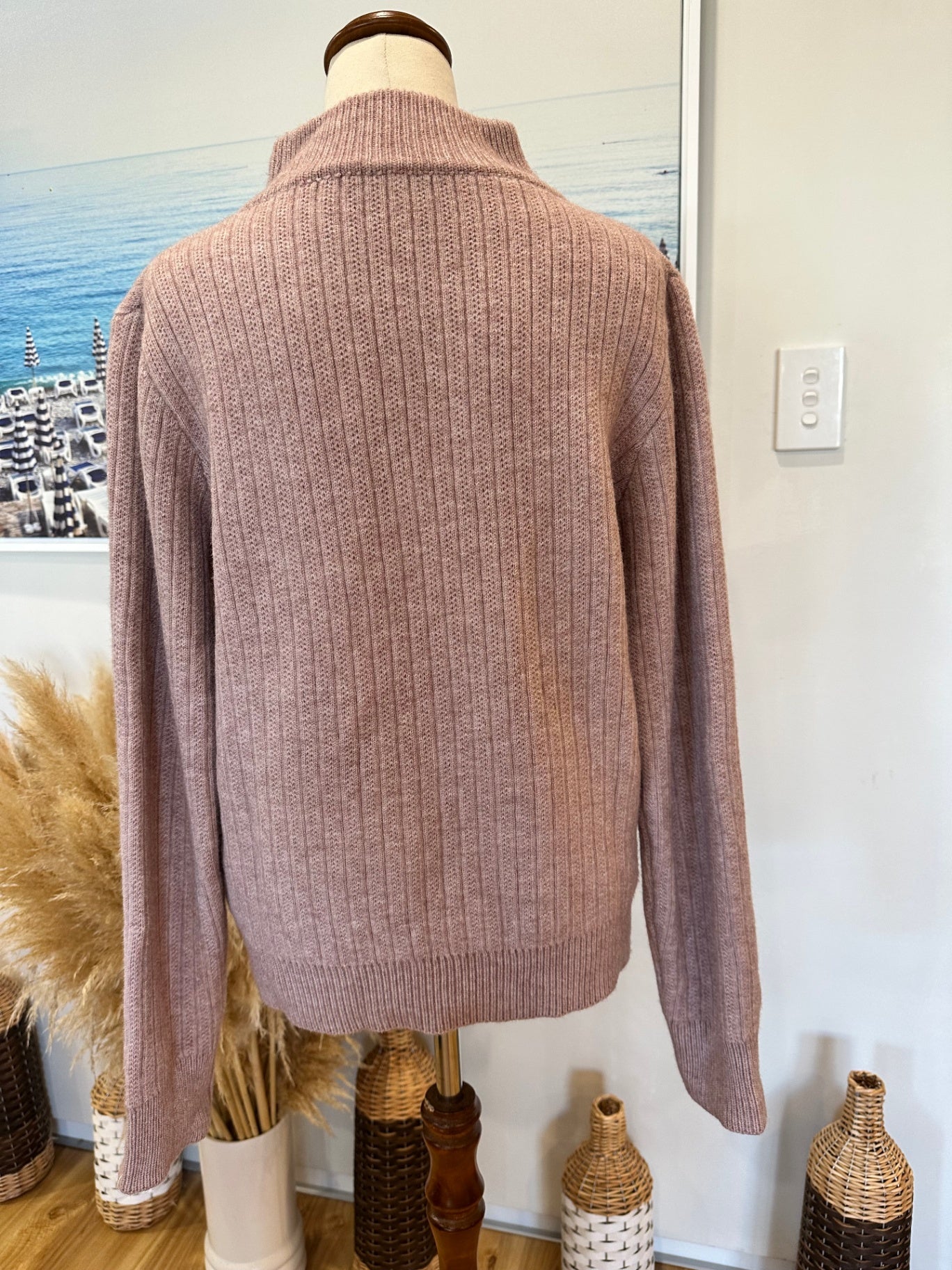 Jumper - Pink (fluffy inside) - Large