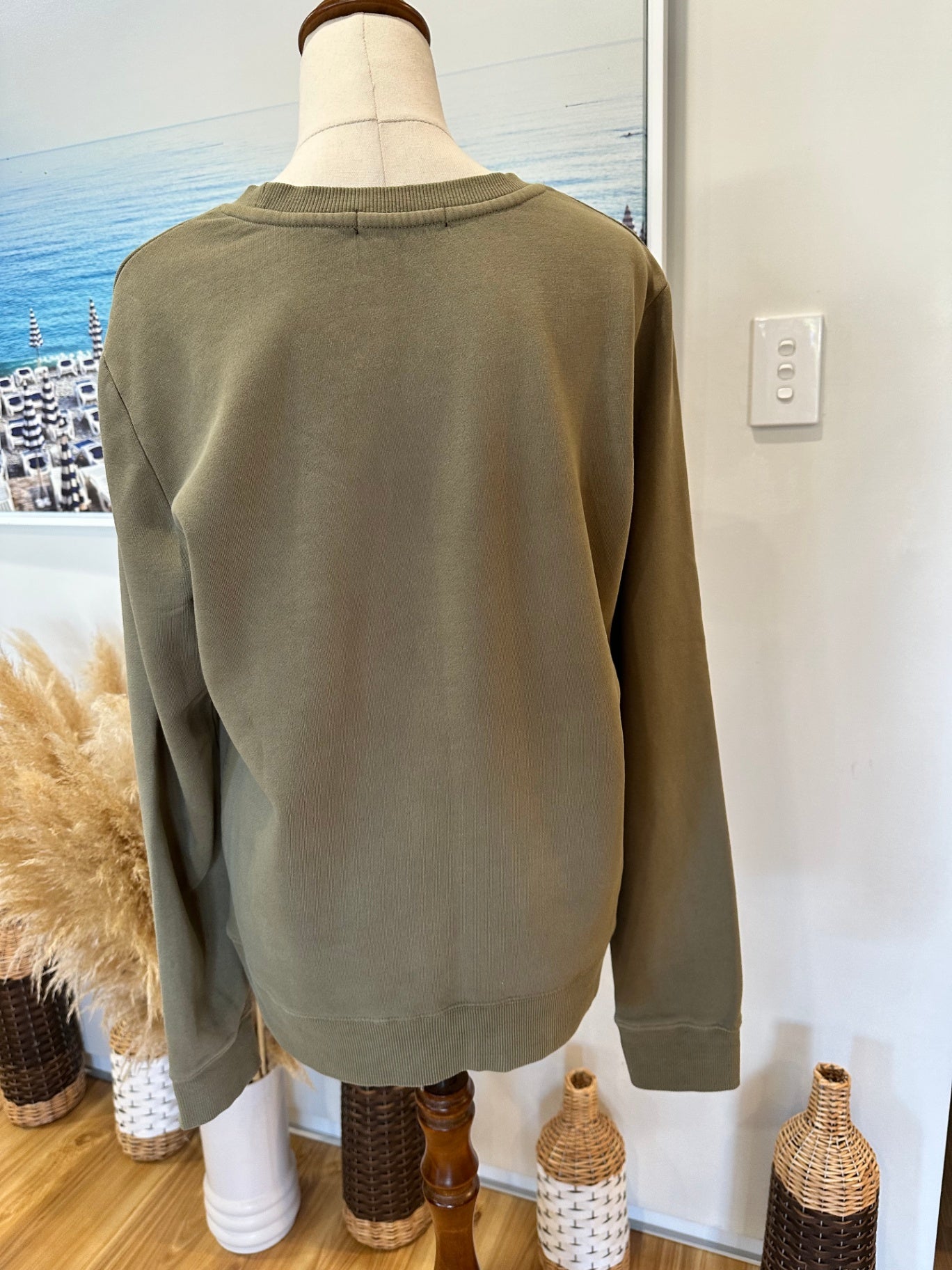 All About Eve - Sweatshirt - Size 10 - Olive Green