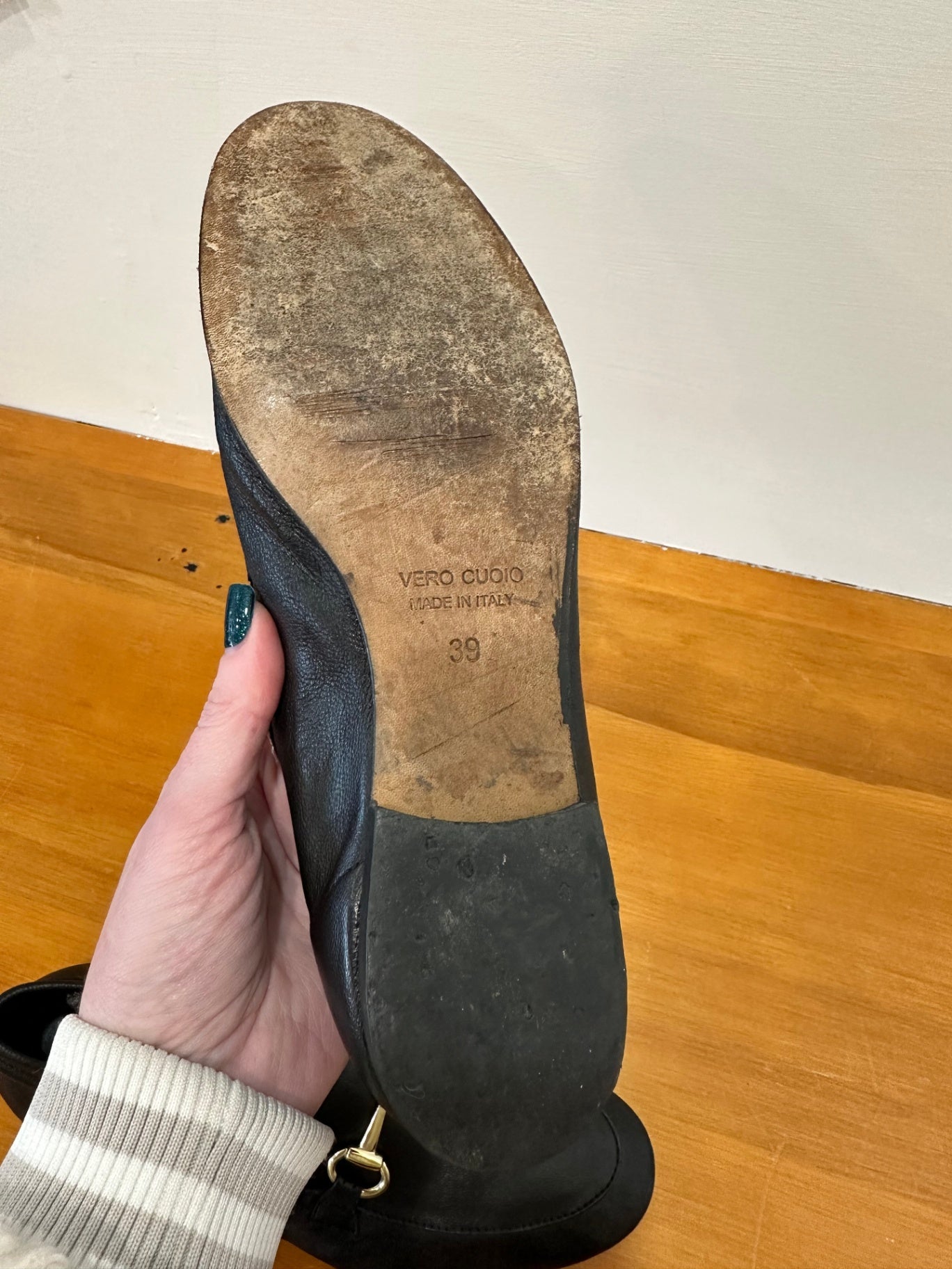 Kathryn Wilson - Black Leather Loafers - Size 39