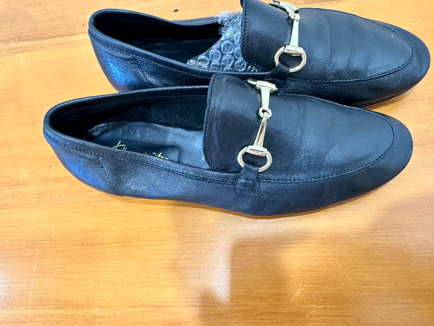 Kathryn Wilson - Black Leather Loafers - Size 39