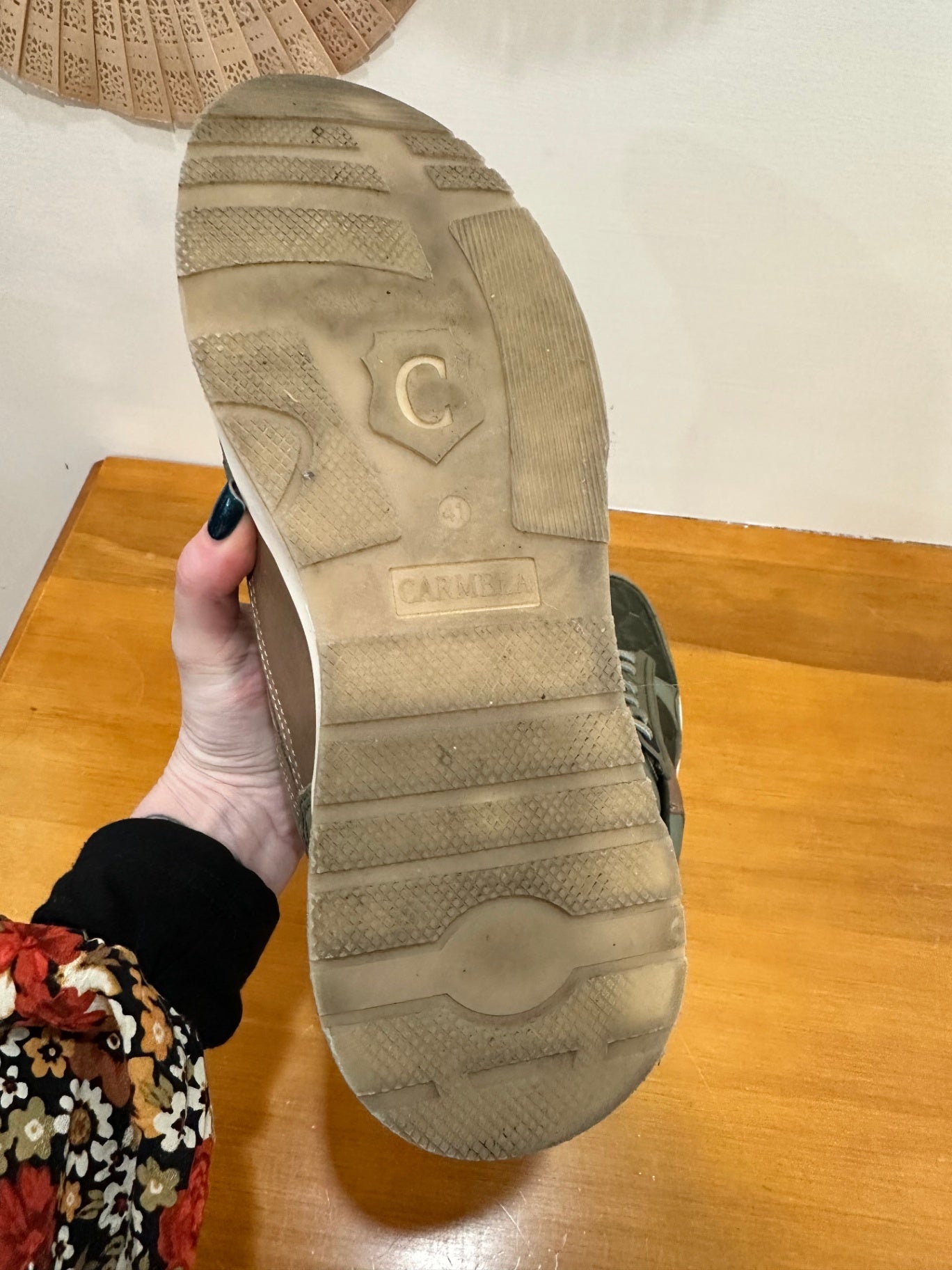 Carmela {Merchant} - Sneakers - EU 41 - Olive green with brown accents RRP: $219