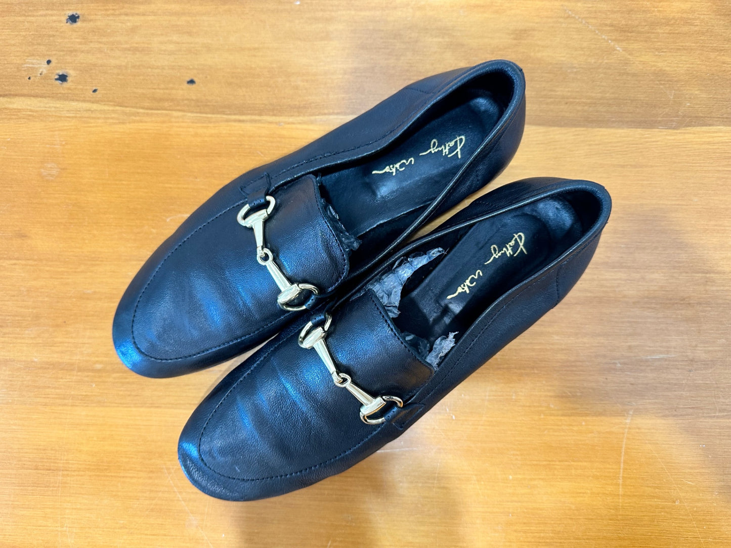 Kathryn Wilson - Black Leather Loafers - Size 39